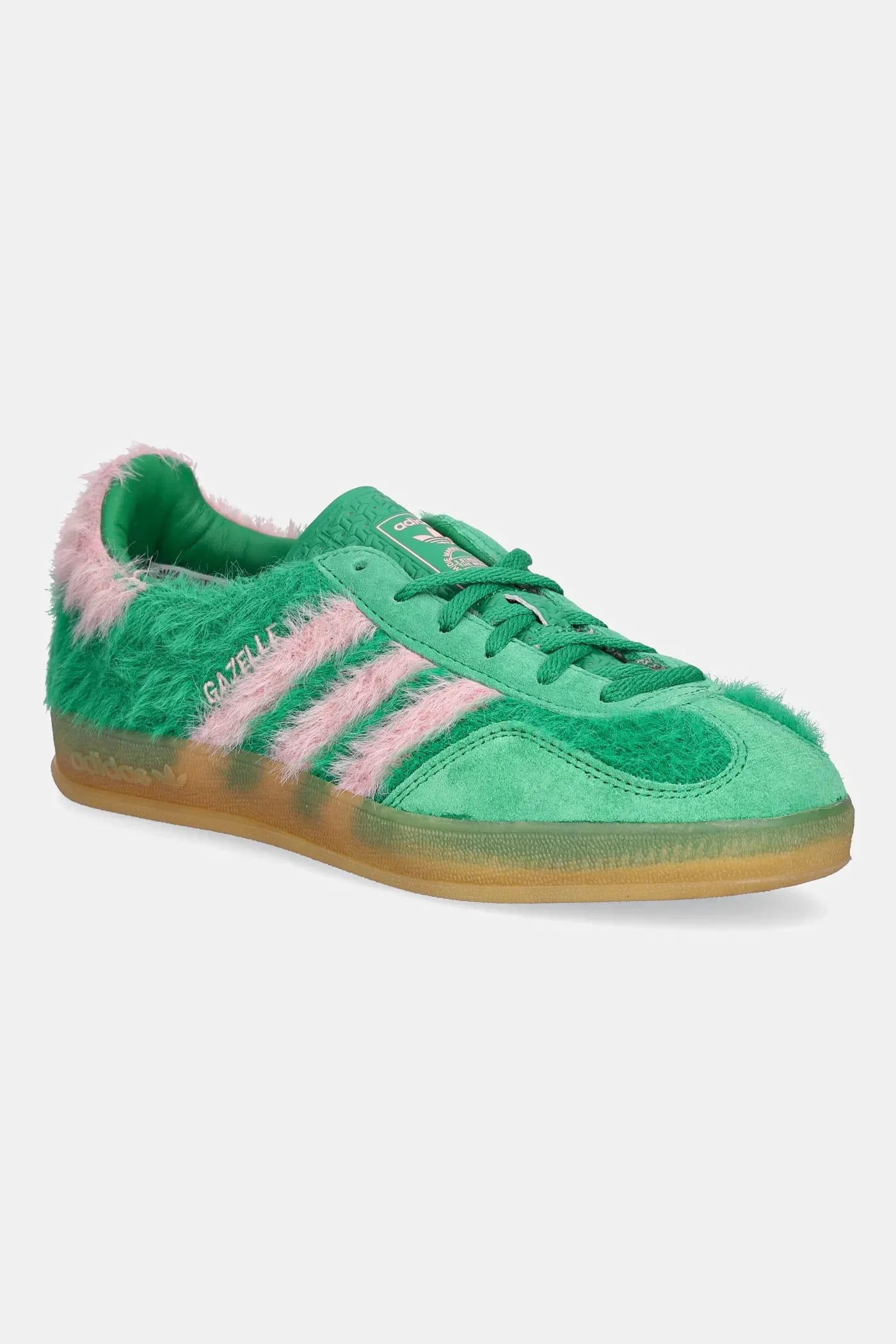 кроссовки Gazelle Indoor зеленые для женщин