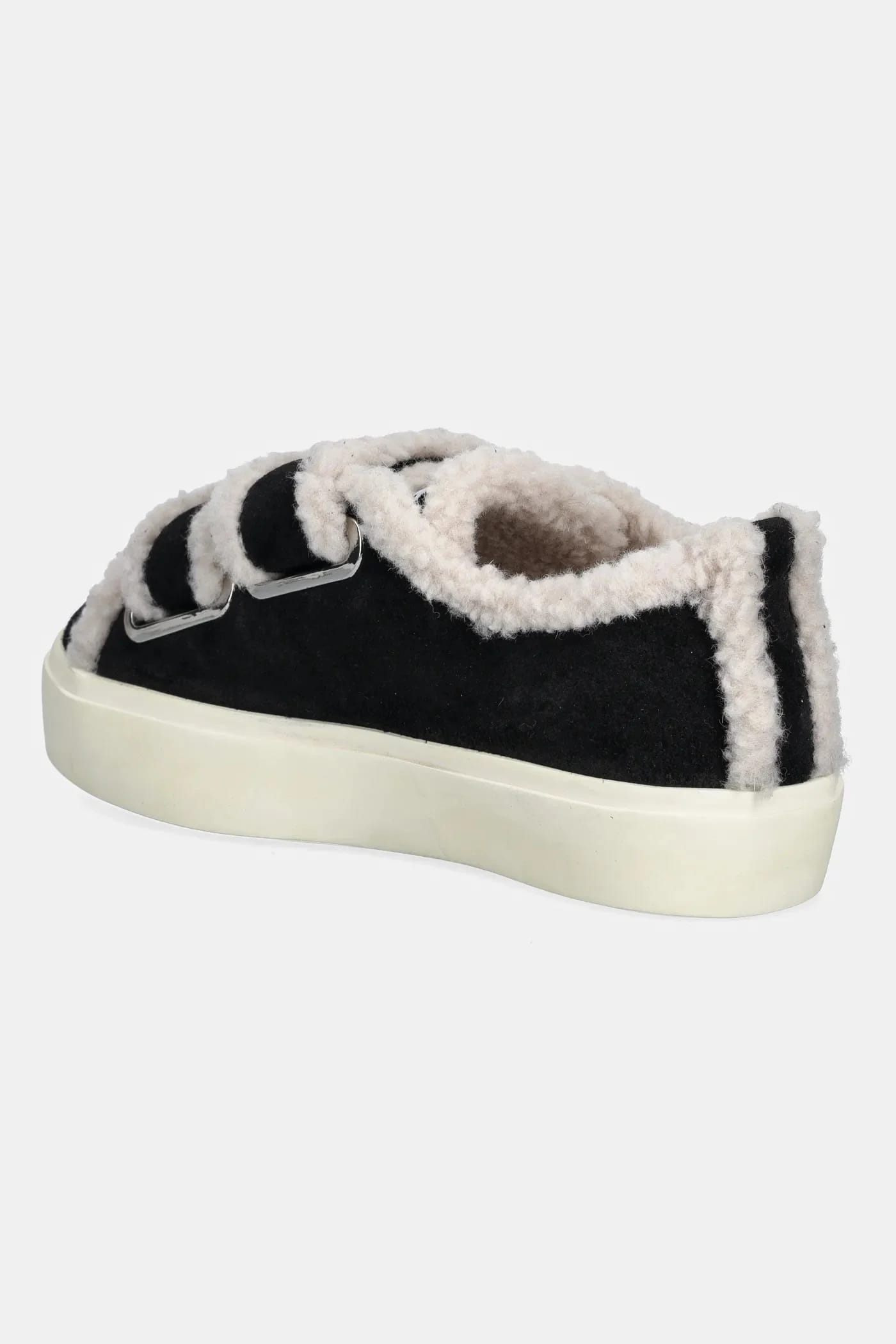 замшевые кроссовки Shearling Low на липучке - фото 3