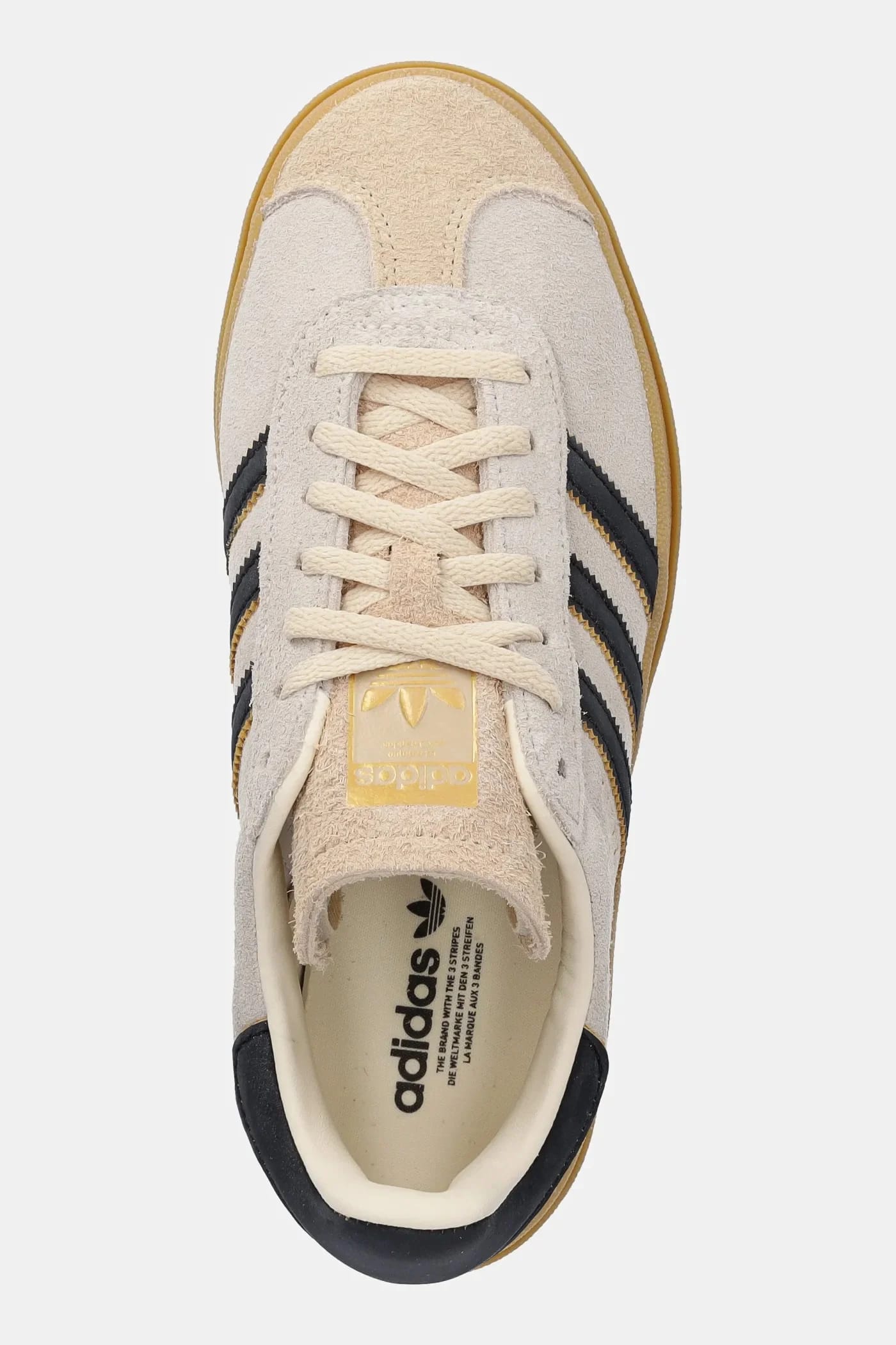 кроссовки Gazelle Bold бежевые для женщин - фото 4