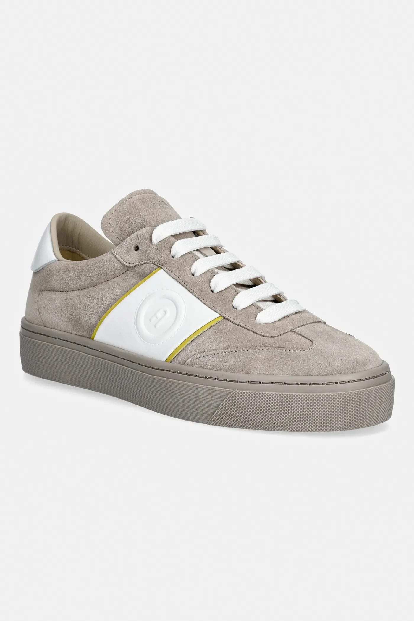 кожаные кроссовки Enjoy Lace-Up Sneaker бежевые для женщин