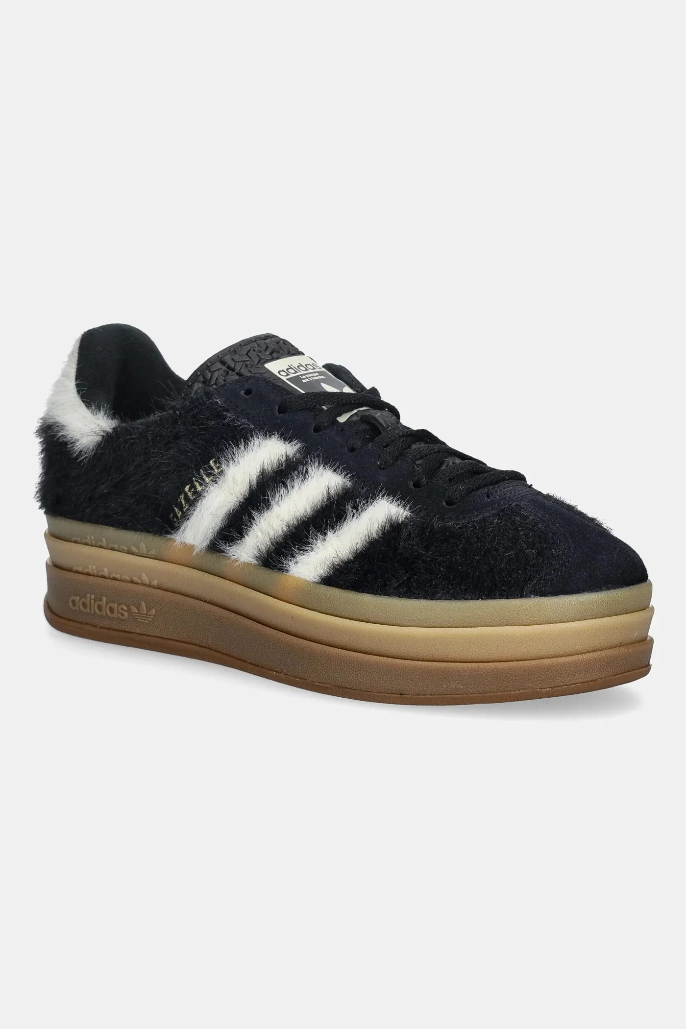 кроссовки Gazelle Bold черные для женщин