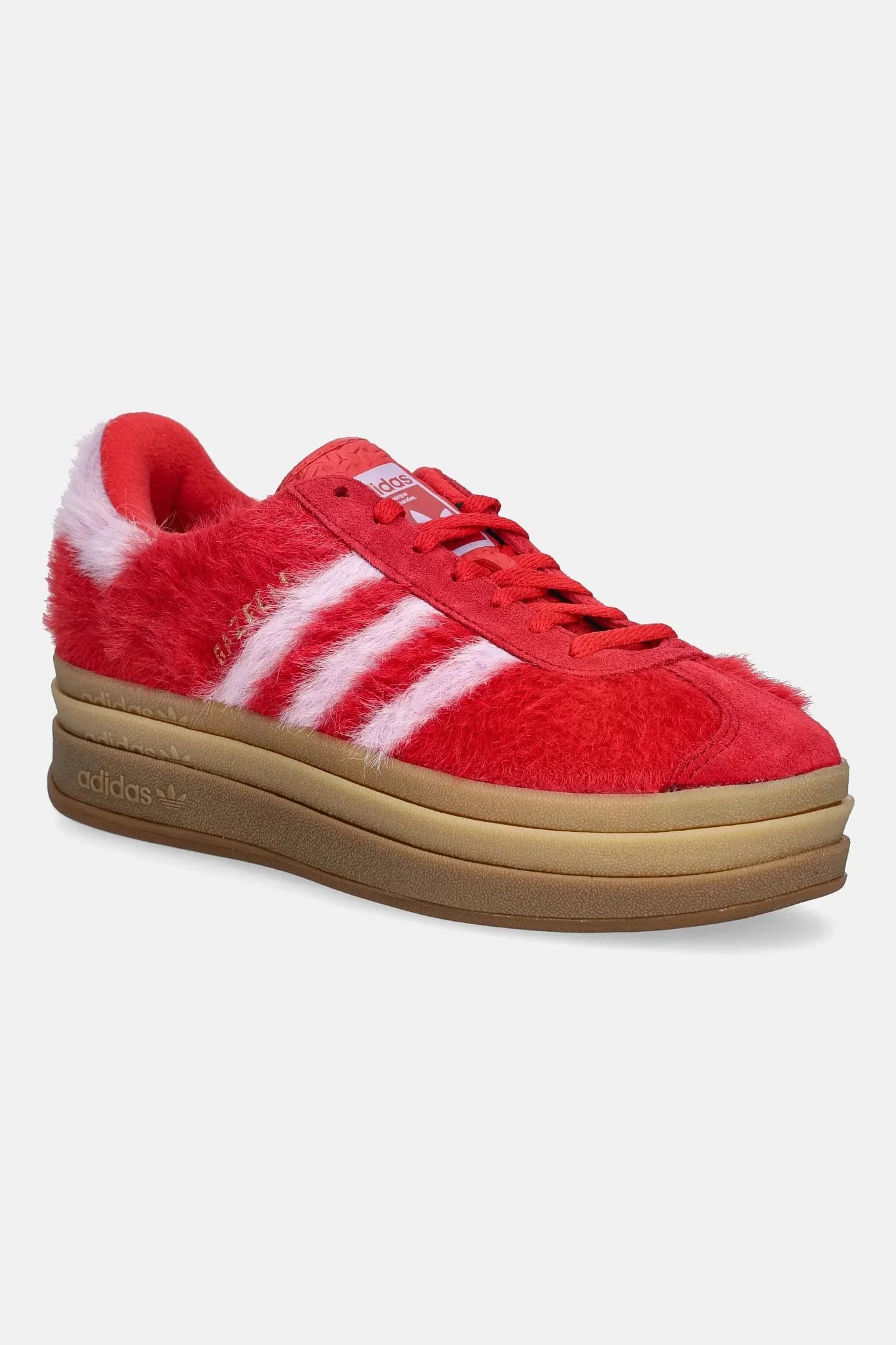 кроссовки Gazelle Bold красные для женщин