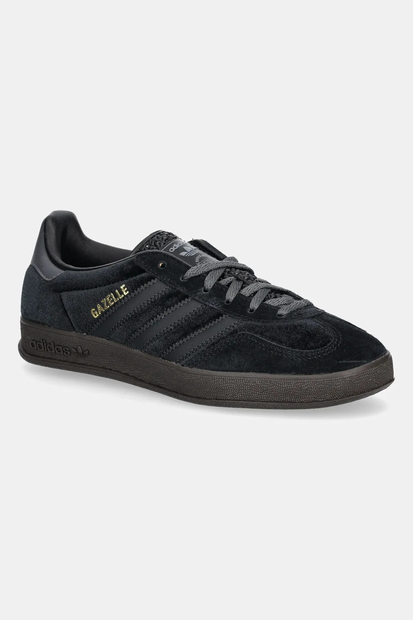 кроссовки Gazelle Indoor черные для женщин