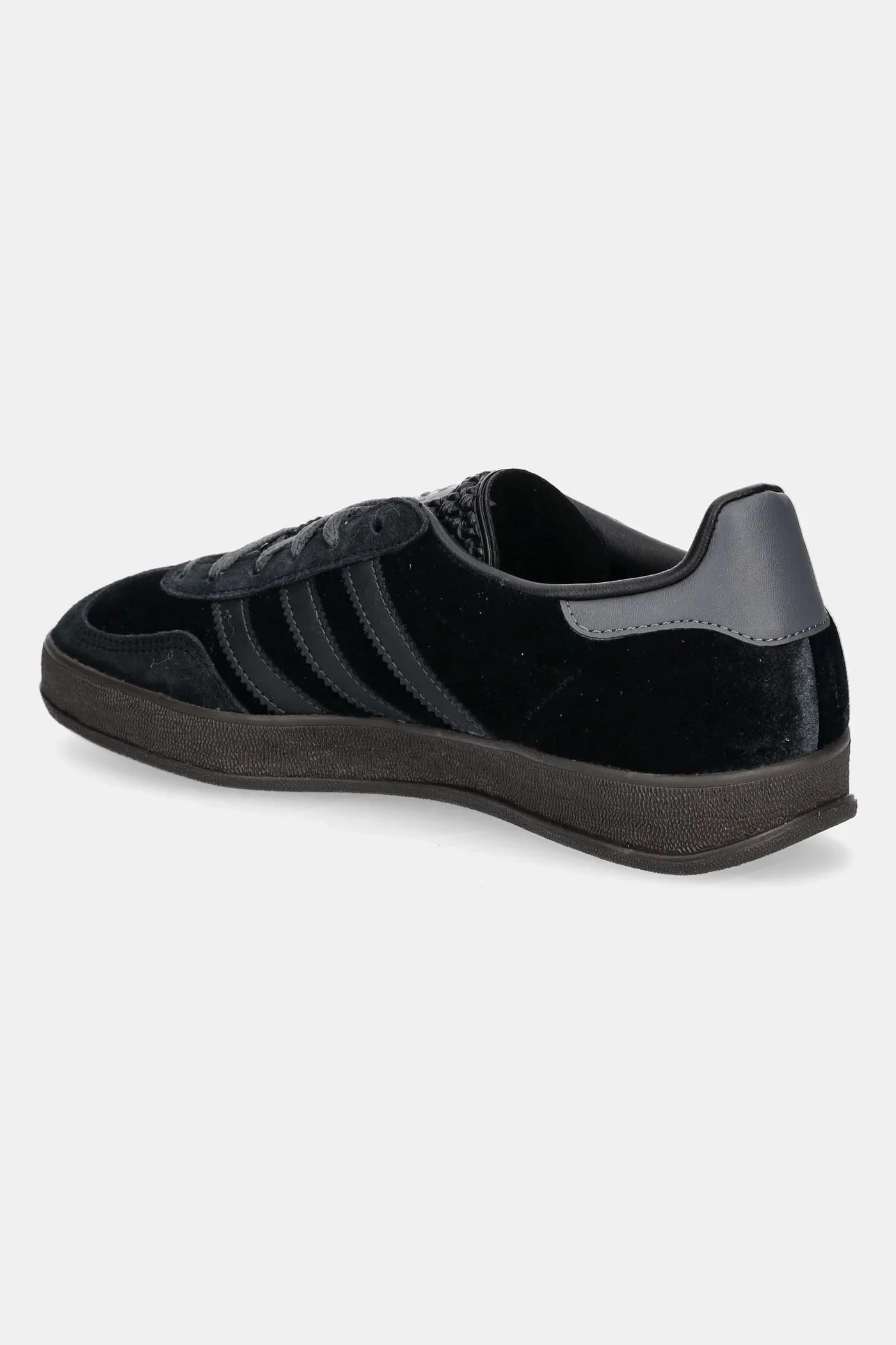 кроссовки Gazelle Indoor черные для женщин - фото 3