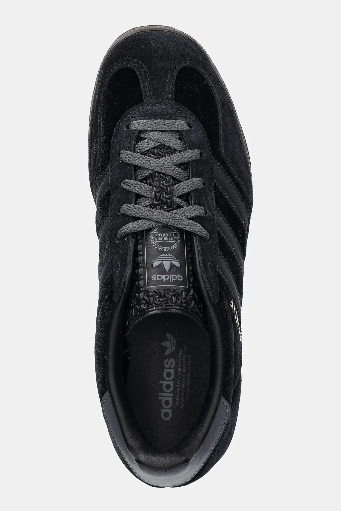 кроссовки Gazelle Indoor черные для женщин - фото 4