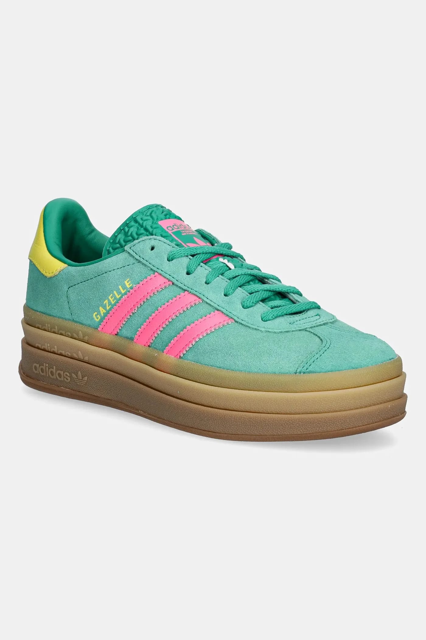 кроссовки Gazelle Bold зеленые для женщин