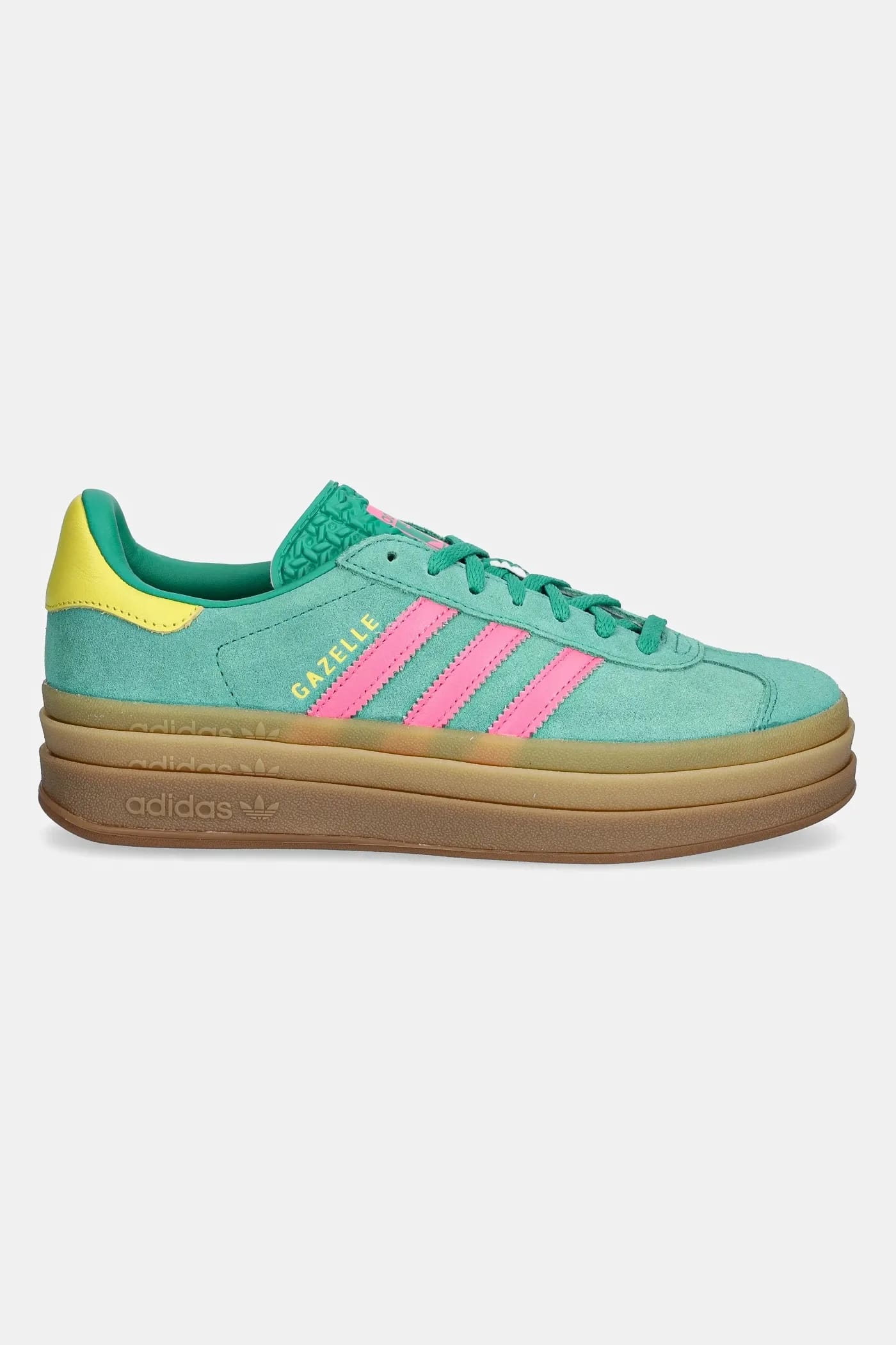 кроссовки Gazelle Bold зеленые для женщин - фото 2