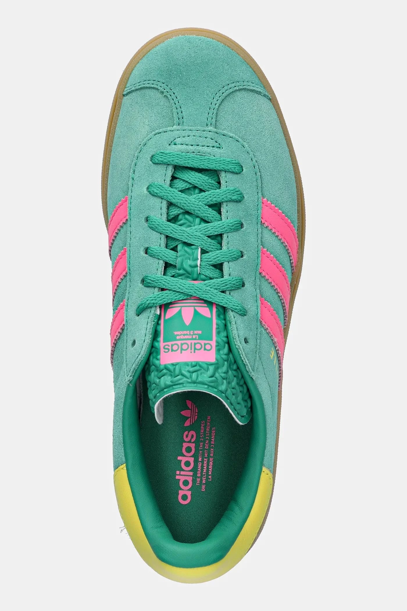 кроссовки Gazelle Bold зеленые для женщин - фото 4