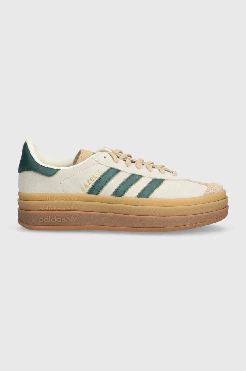 кроссовки Gazelle Bold бежевые для женщин