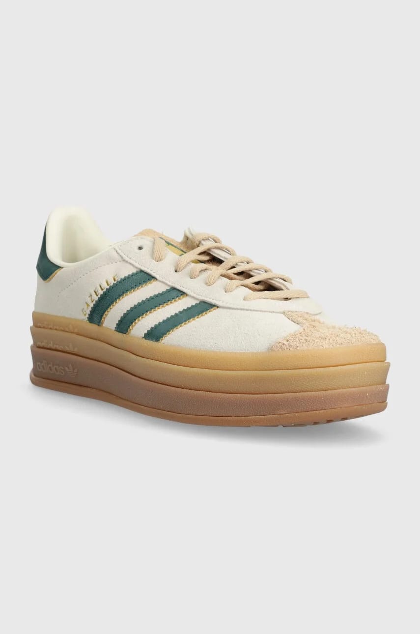 кроссовки Gazelle Bold бежевые для женщин - фото 2