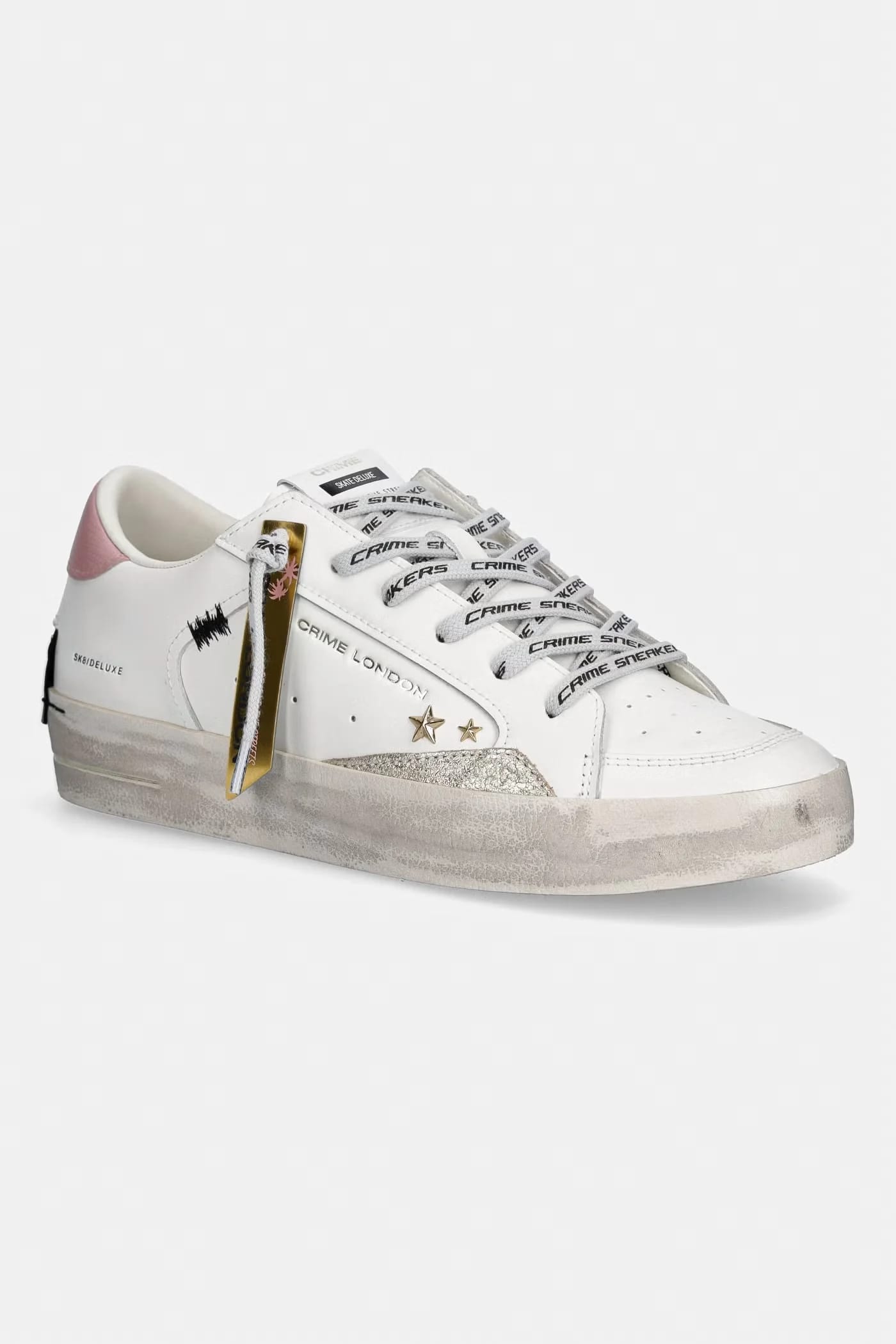 SK8 DELUXE кожаные кроссовки белые для женщин
