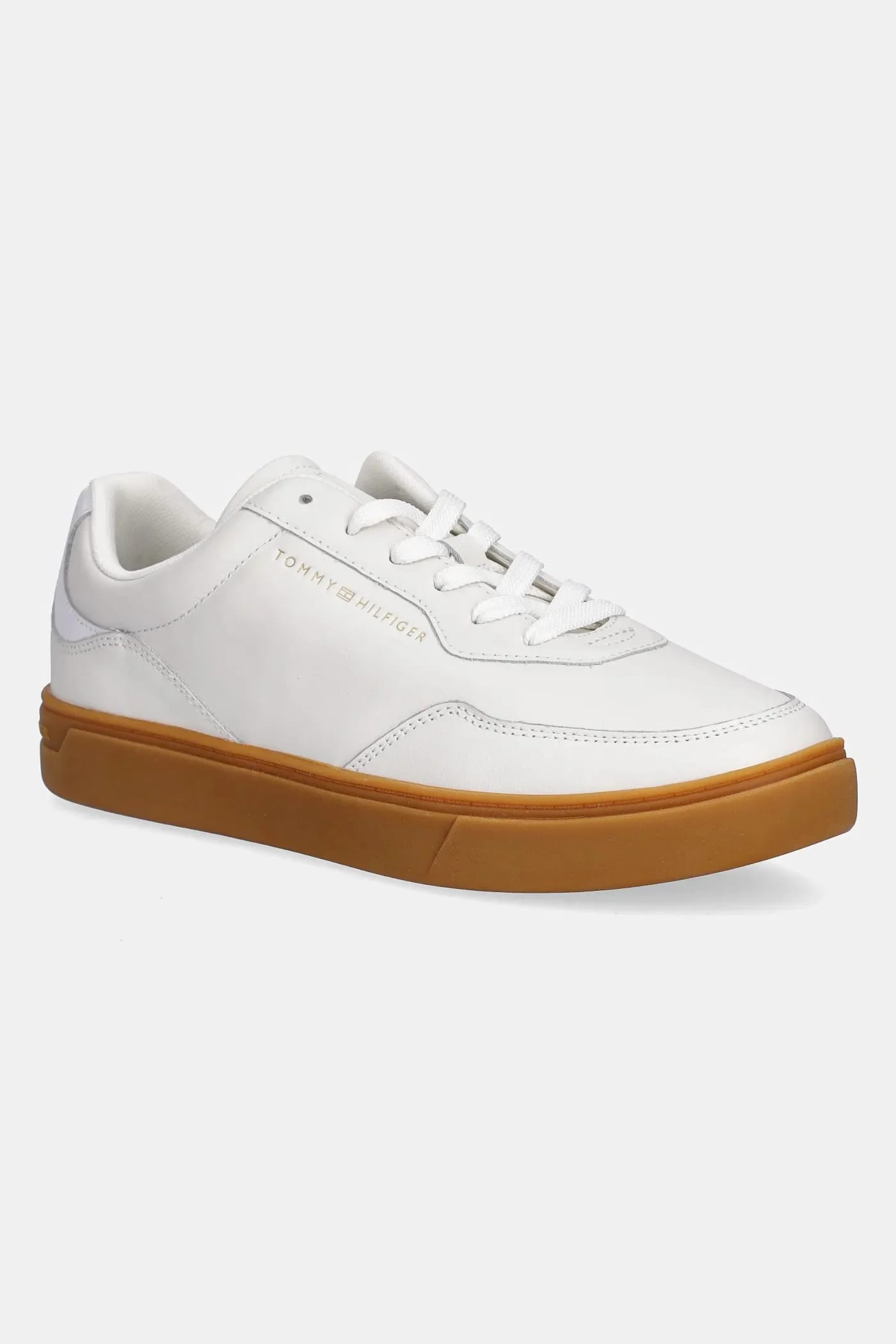 кожаные кроссовки CASUAL CUPSOLE SNEAKER бежевые для женщин