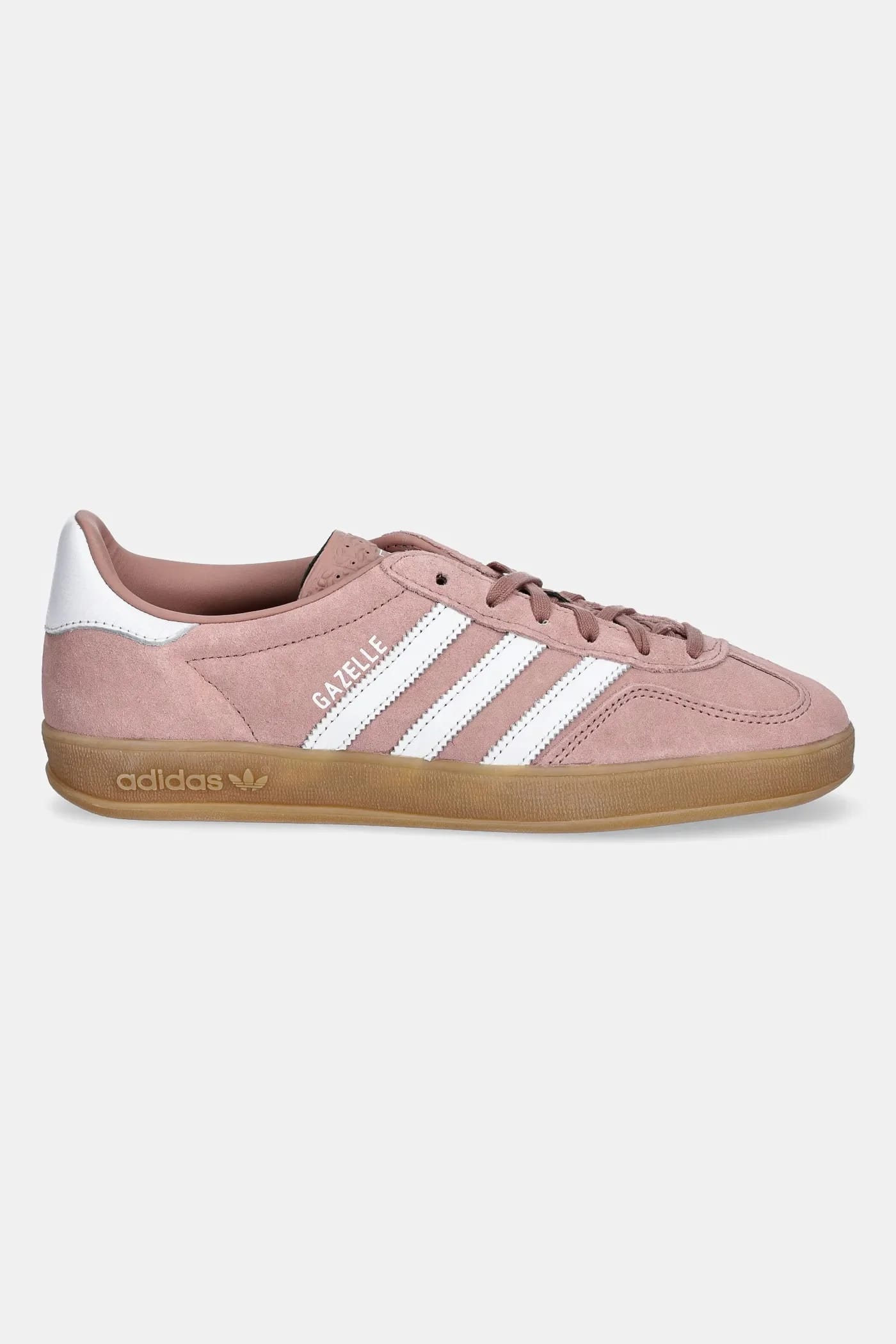 кроссовки Gazelle Indoor замшевые розовые для женщин - фото 2