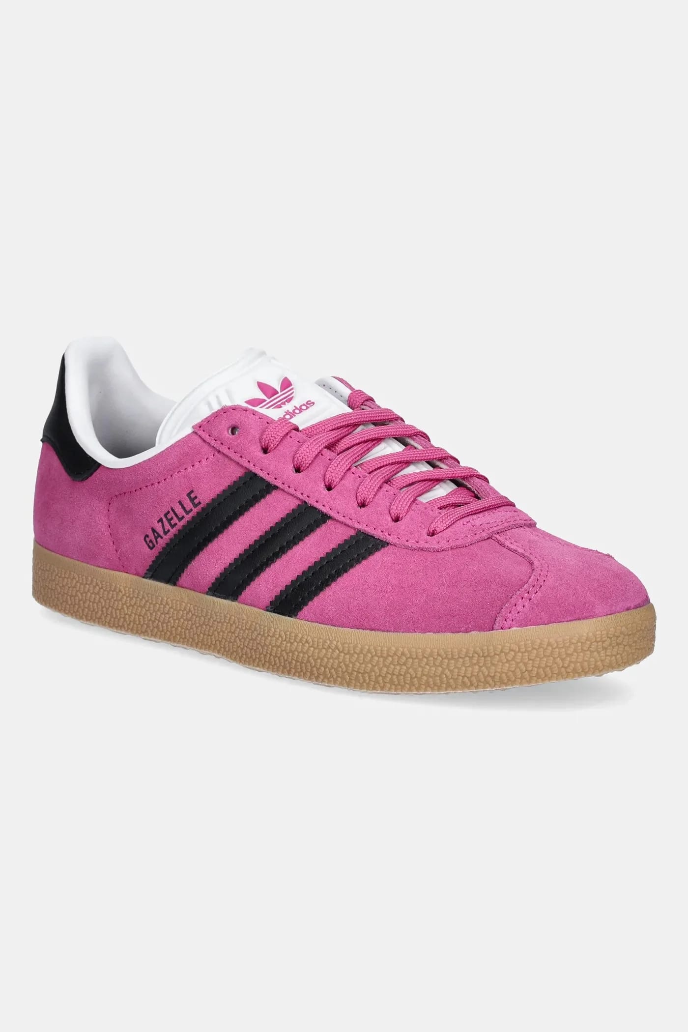 кроссовки Gazelle замшевые розовые для женщин