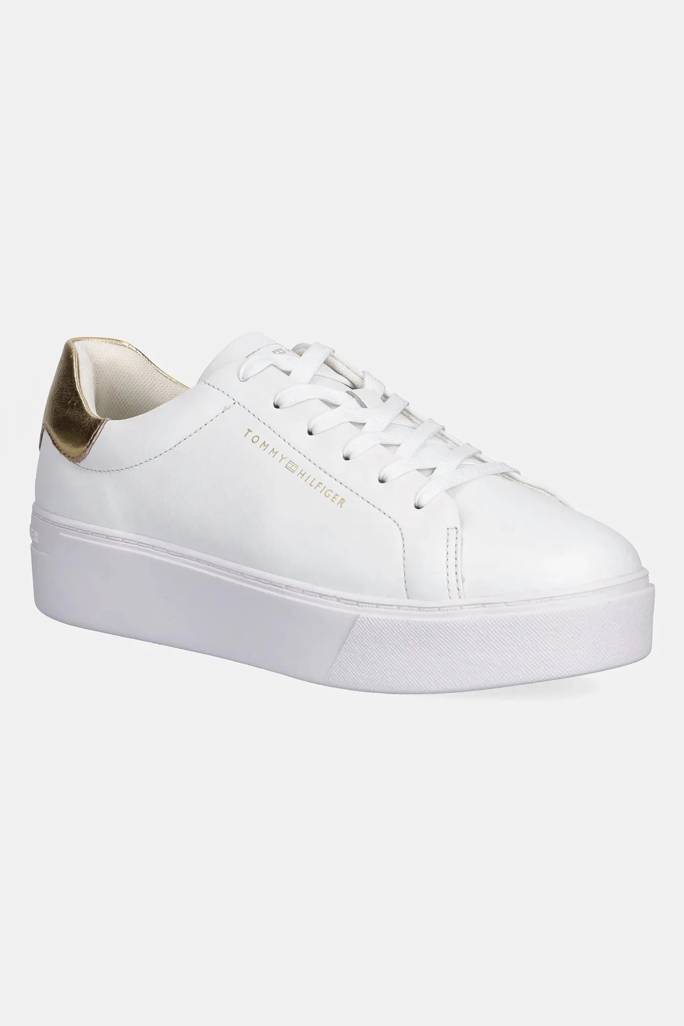 кожаные кроссовки ESSENTIAL PLATFORM COURT SNEAKER