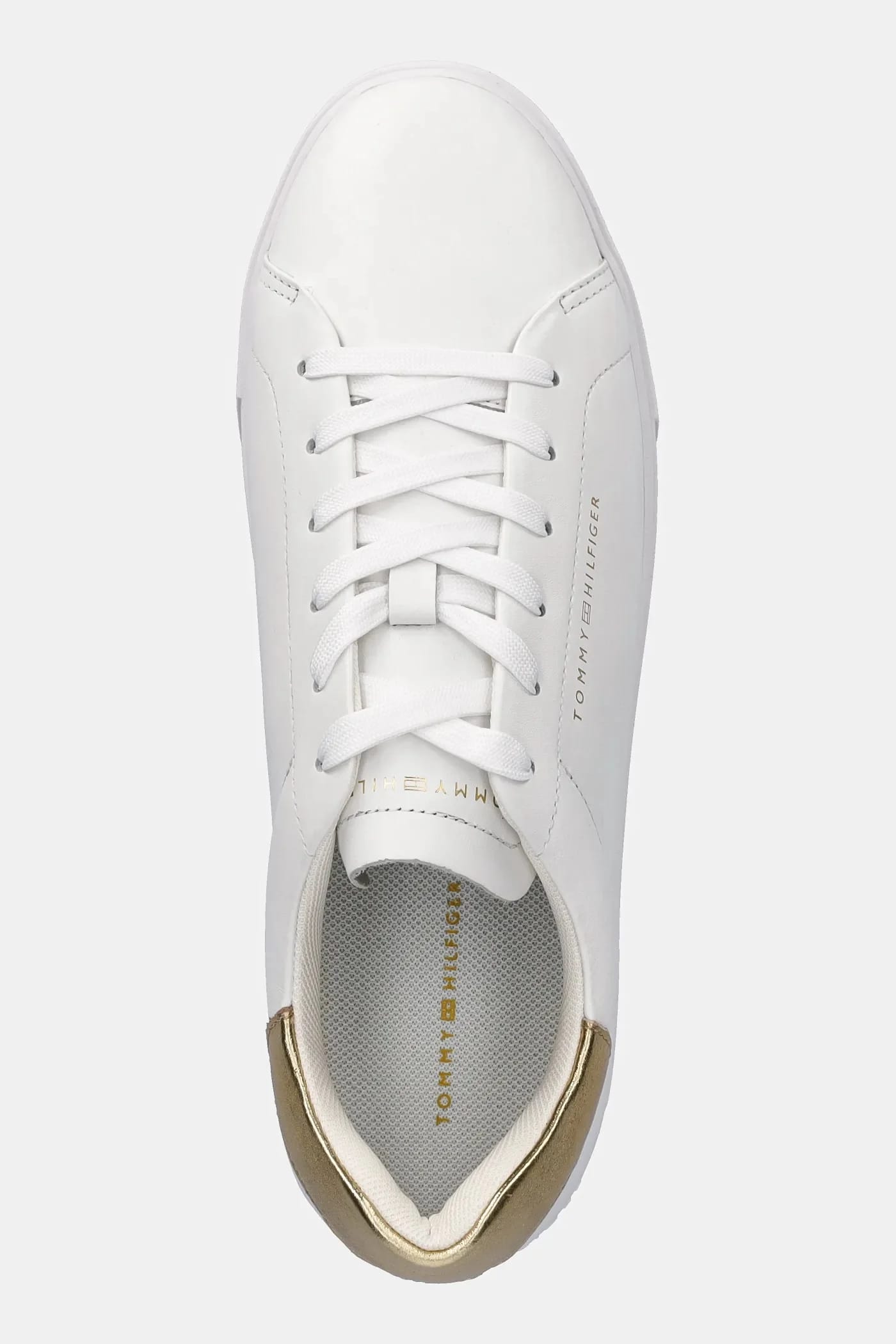 кожаные кроссовки ESSENTIAL PLATFORM COURT SNEAKER - фото 4