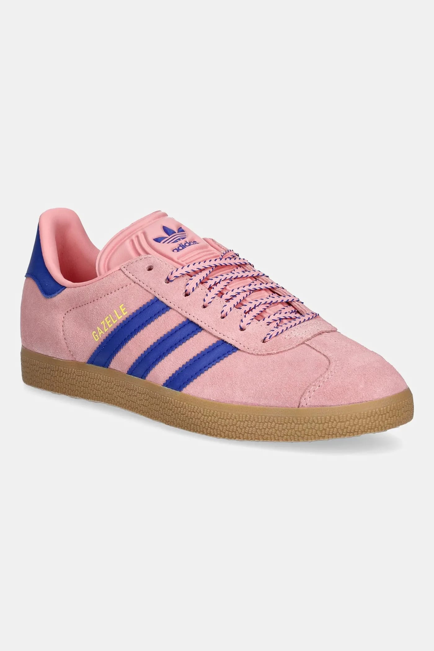 кроссовки Gazelle замшевые розовые для женщин