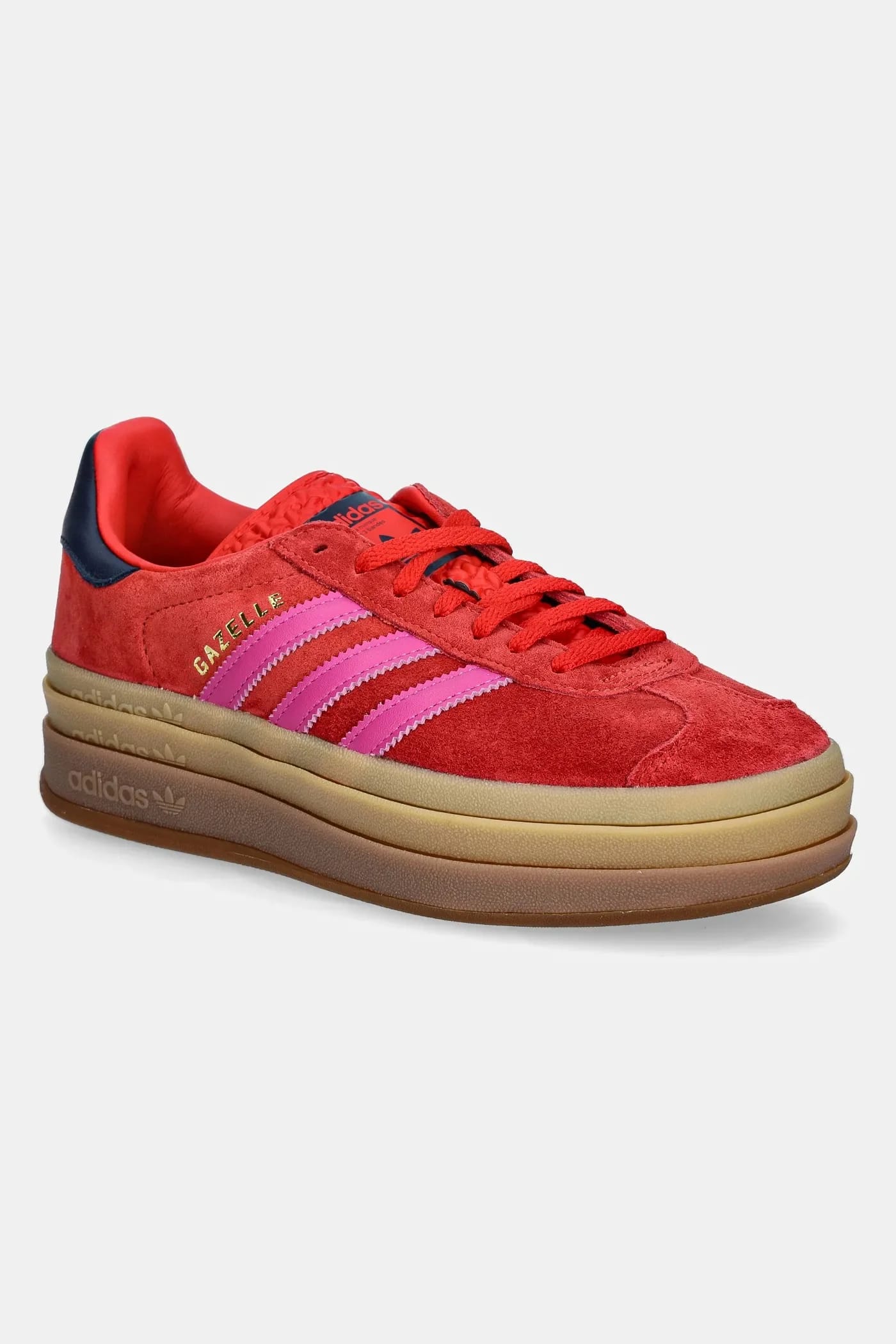 кроссовки Gazelle Bold красные для женщин