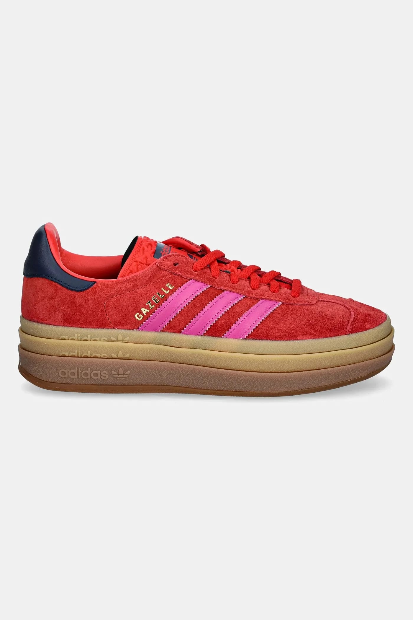 кроссовки Gazelle Bold красные для женщин - фото 2