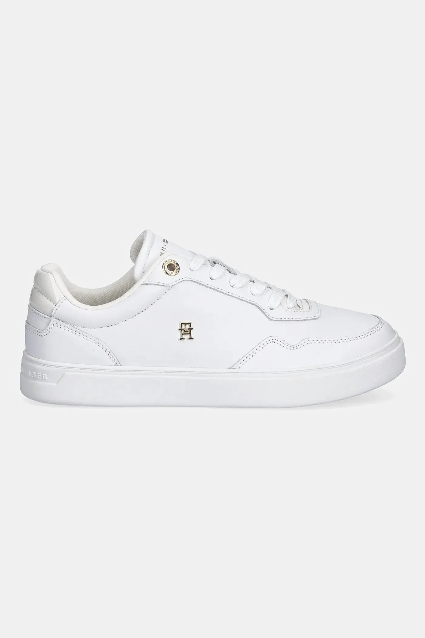 кожаные кроссовки CASUAL CUPSOLE SNEAKER белые для женщин - фото 2