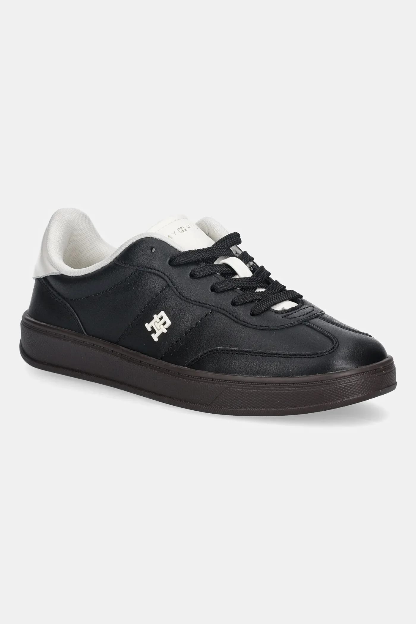 Кроссовки TH HERITAGE SNEAKER SHINY из кожи