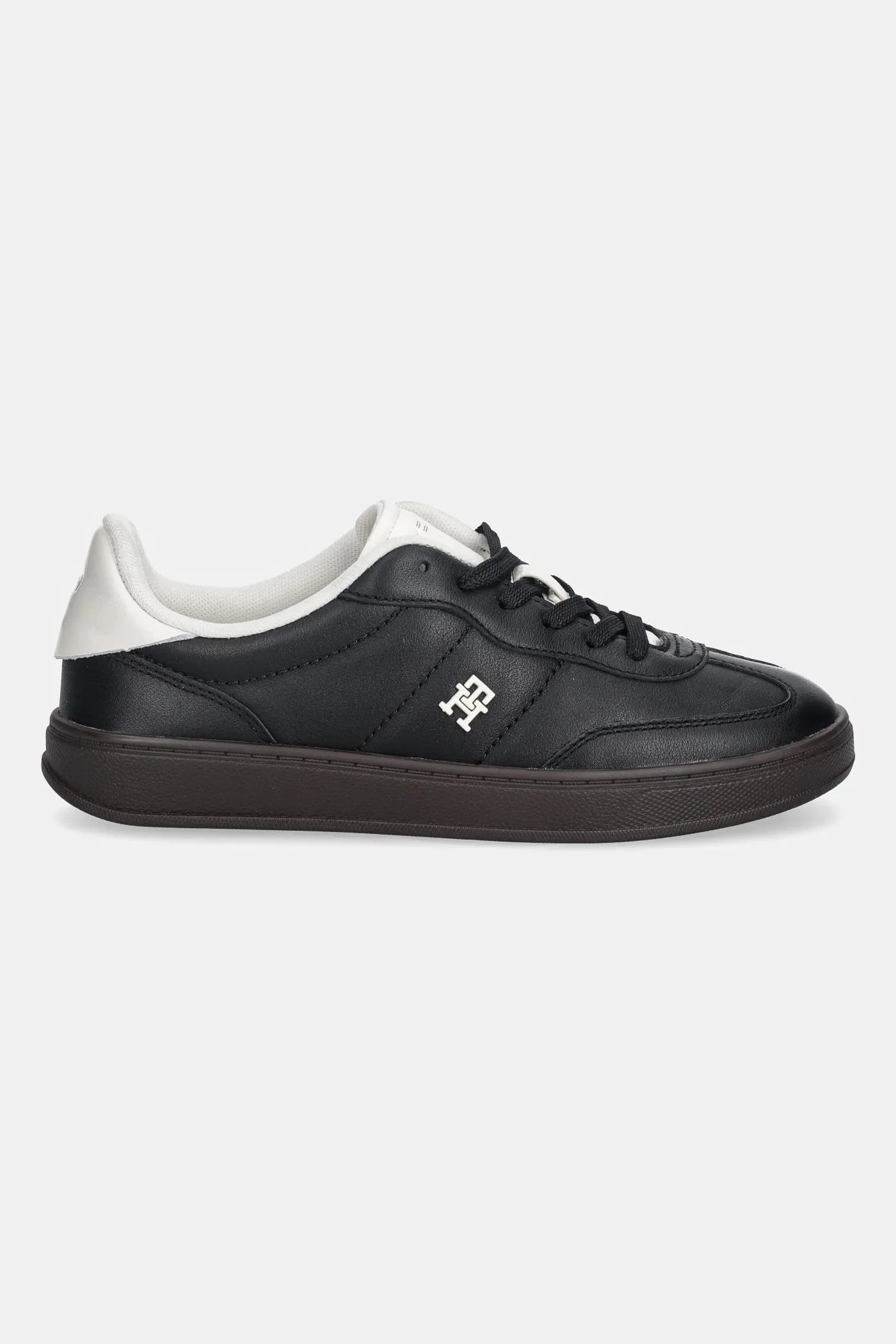Кроссовки TH HERITAGE SNEAKER SHINY из кожи - фото 2