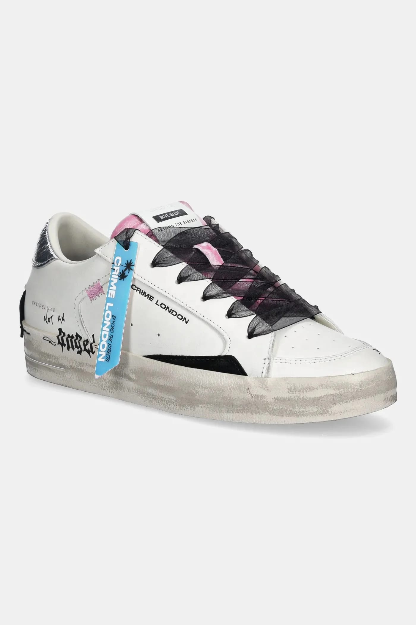 SK8 DELUXE кожаные кроссовки белые для женщин