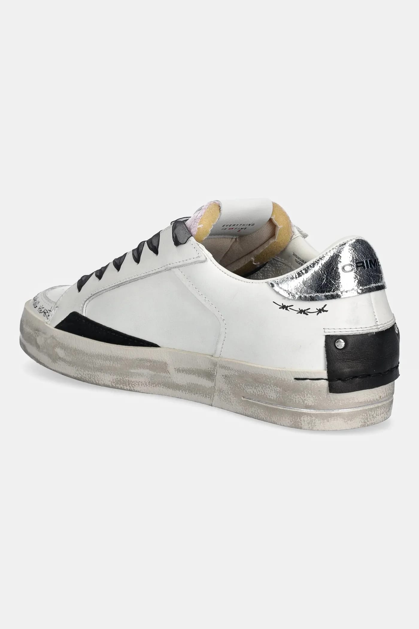 SK8 DELUXE кожаные кроссовки белые для женщин - фото 3