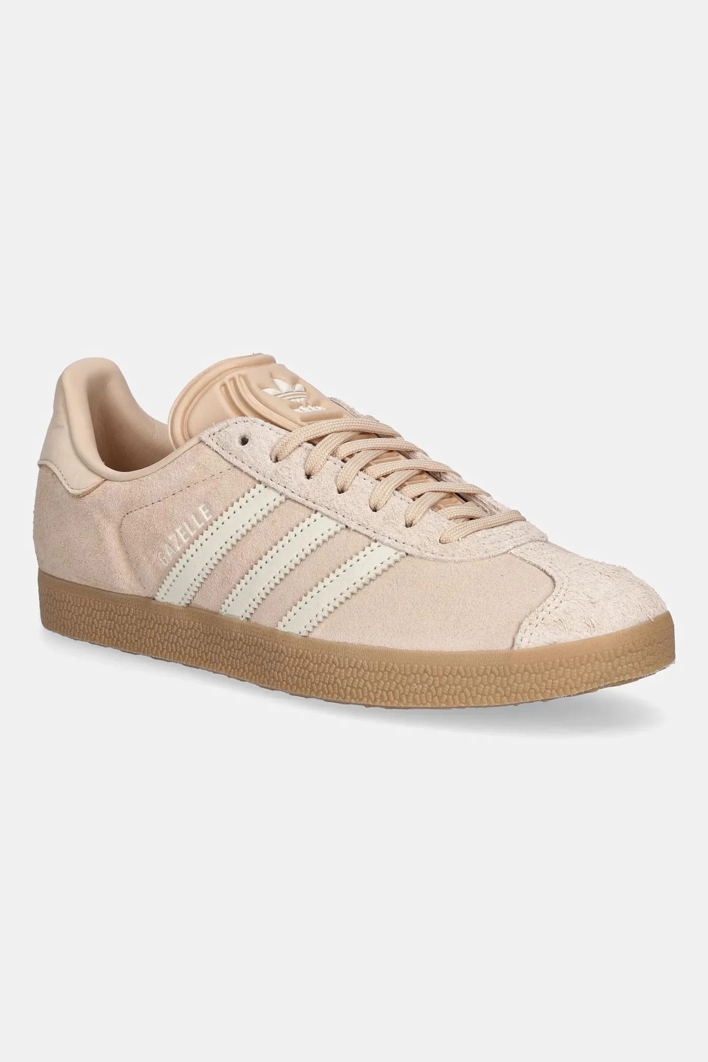 кроссовки Gazelle замшевые бежевые для женщин