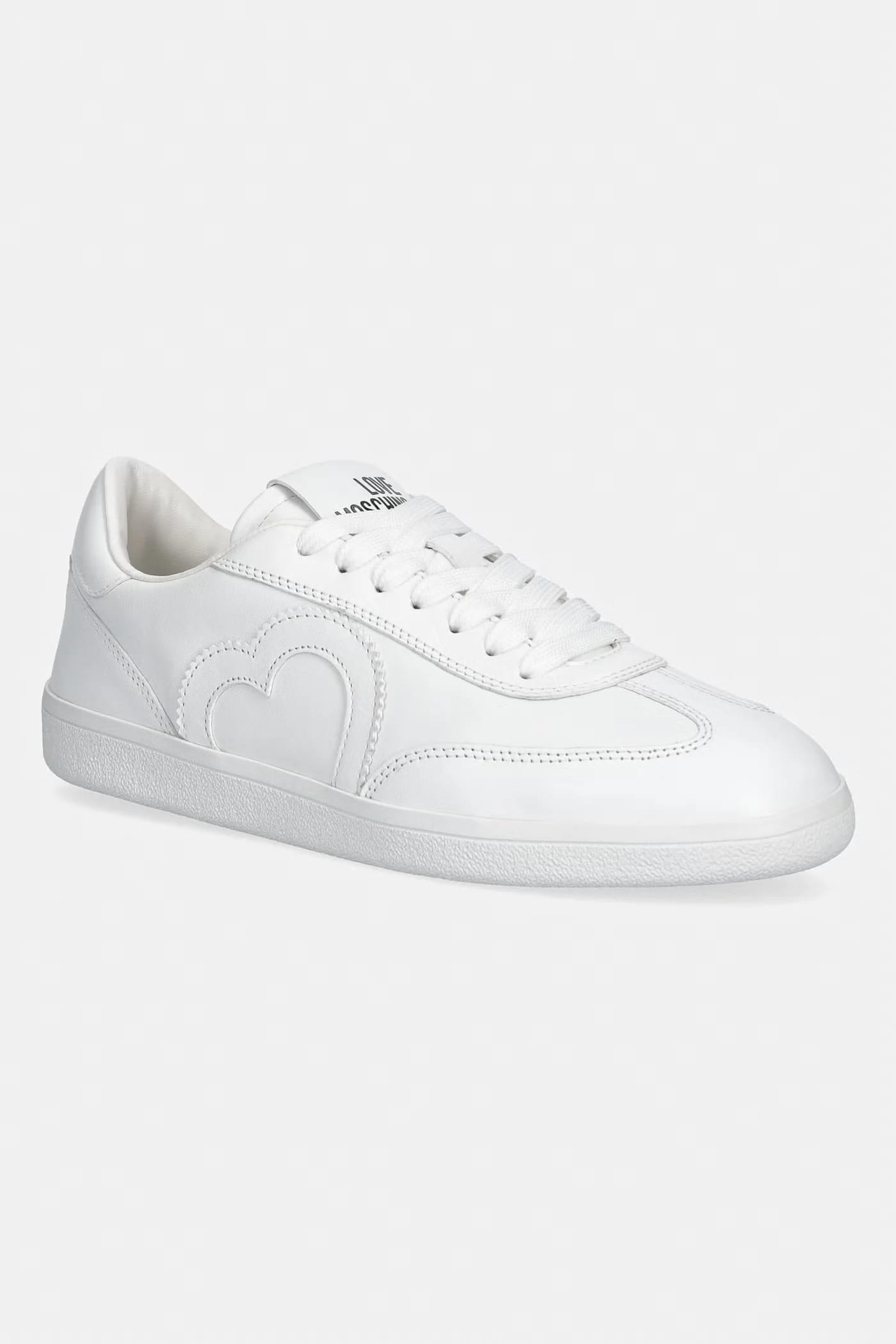 Кожаные кроссовки белые для женщин