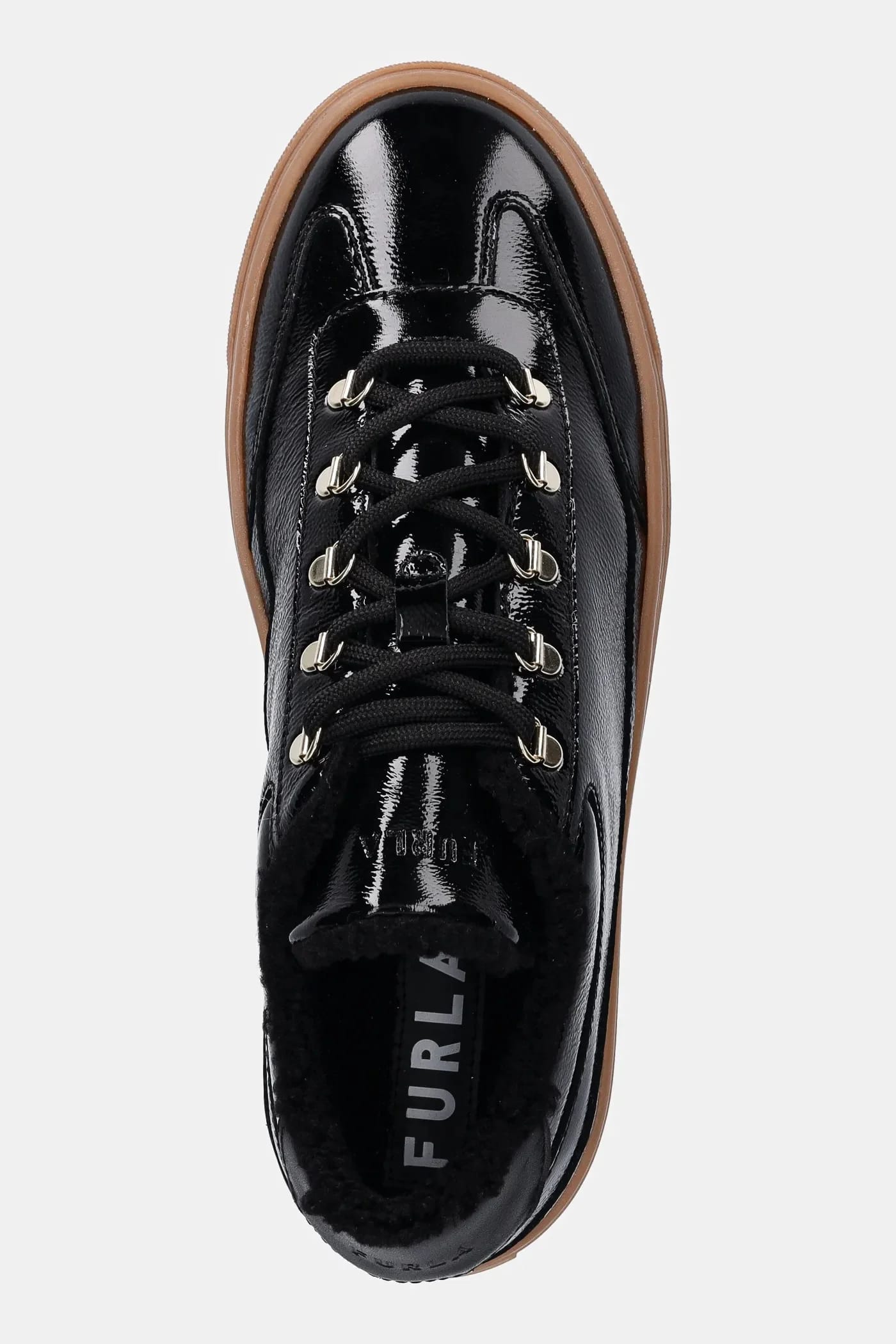 кожаные кроссовки Enjoy Lace-Up Sneaker черные для женщин - фото 4