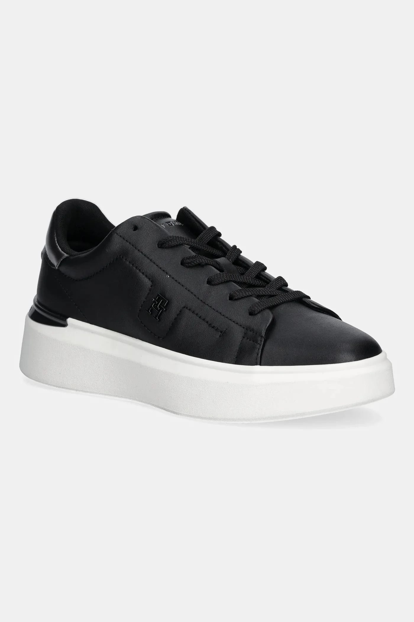 Кожаные кроссовки CHIC PLATFORM SNEAKER GOLD