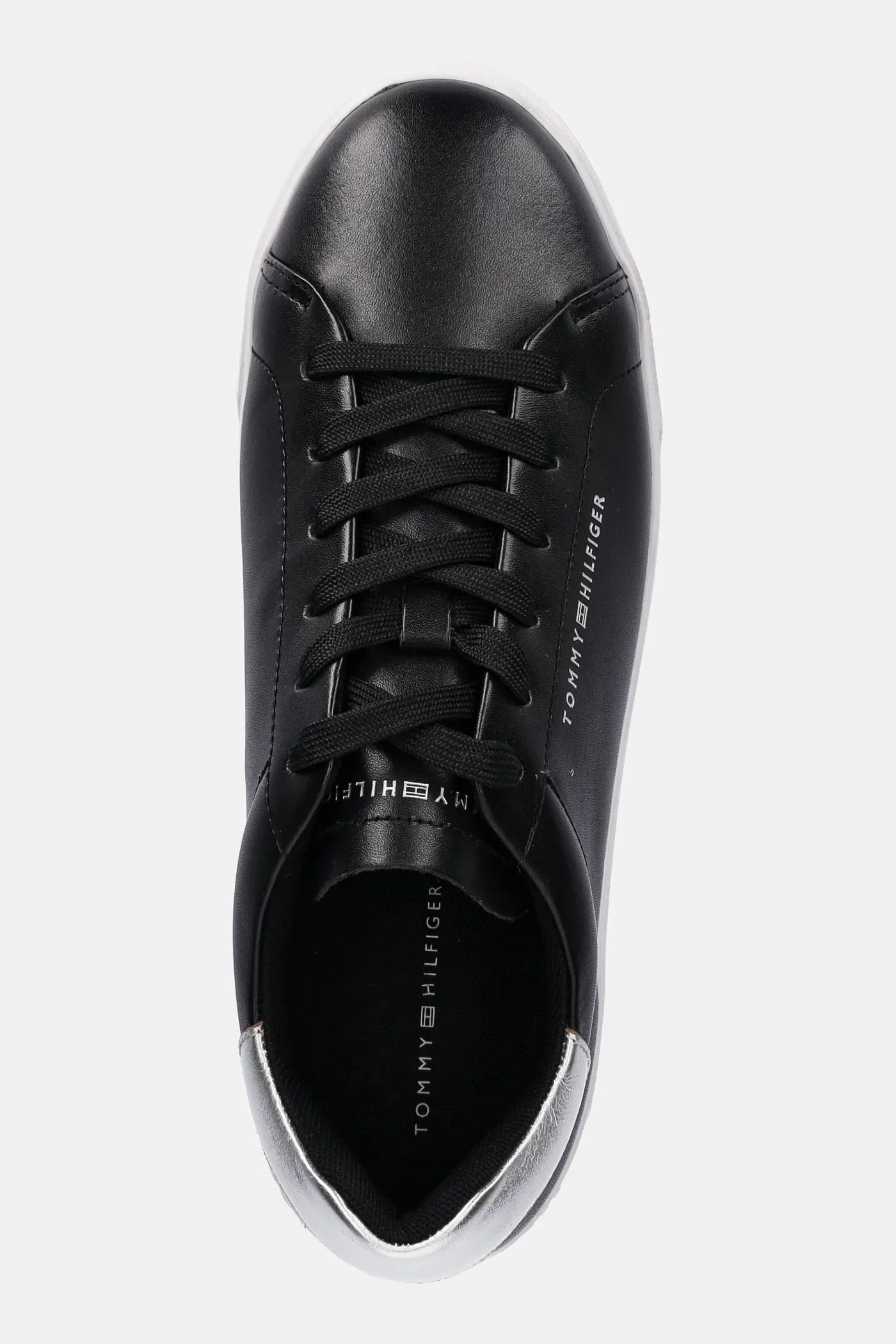 кожаные кроссовки ESSENTIAL PLATFORM COURT SNEAKER - фото 4
