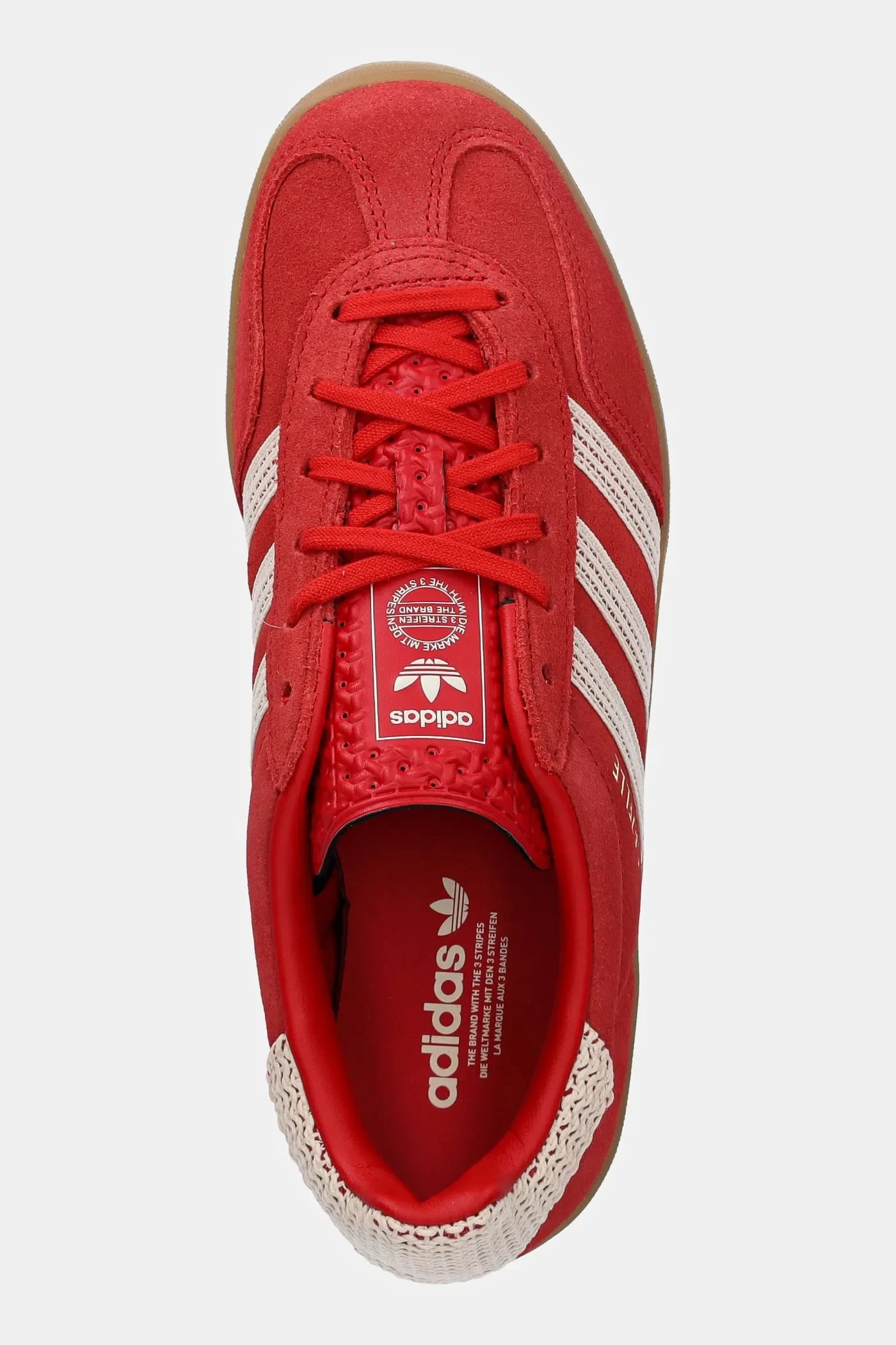 кроссовки Gazelle Indoor W красные для женщин - фото 4