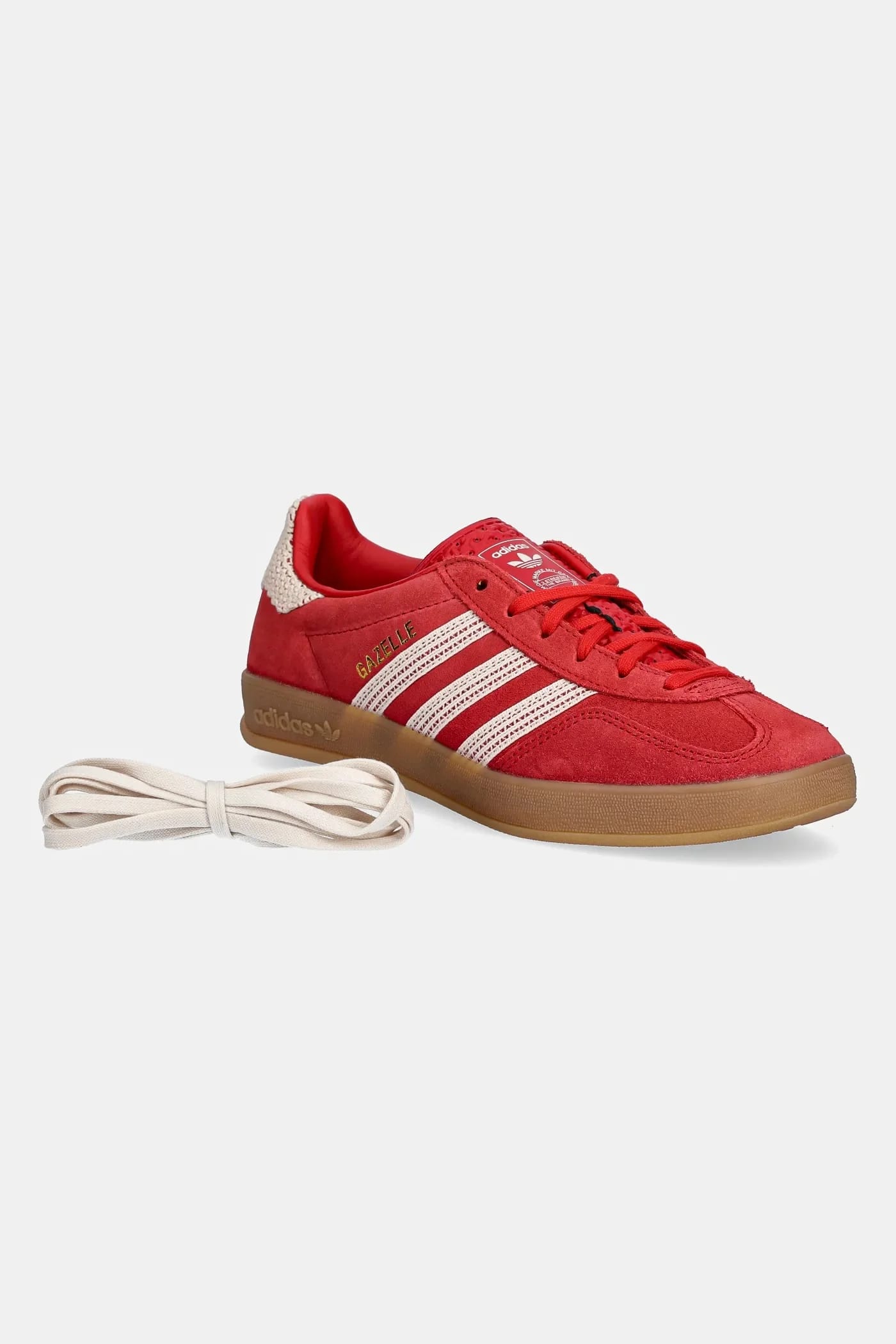 кроссовки Gazelle Indoor W красные для женщин - фото 5