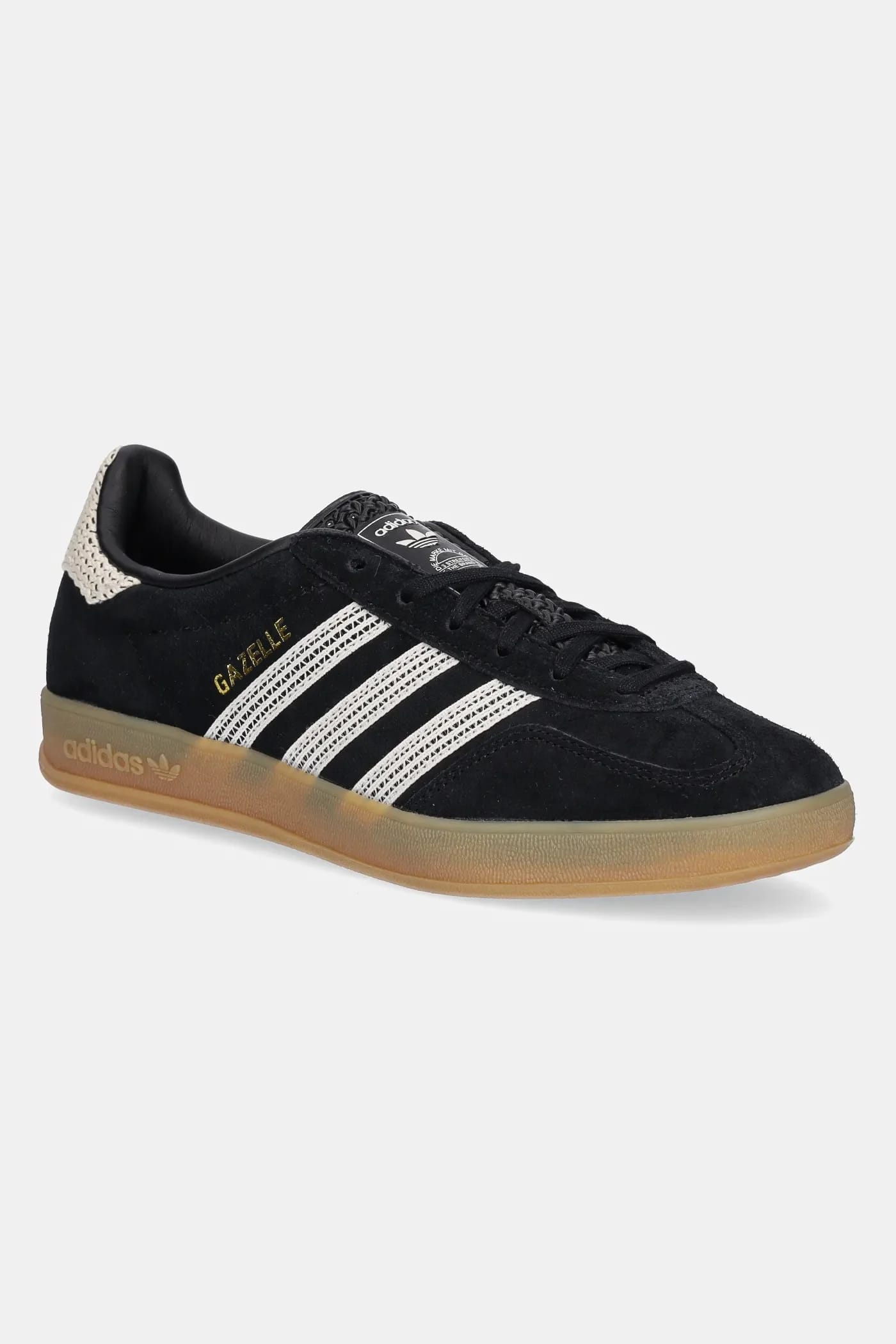 кроссовки Gazelle Indoor W черные для женщин