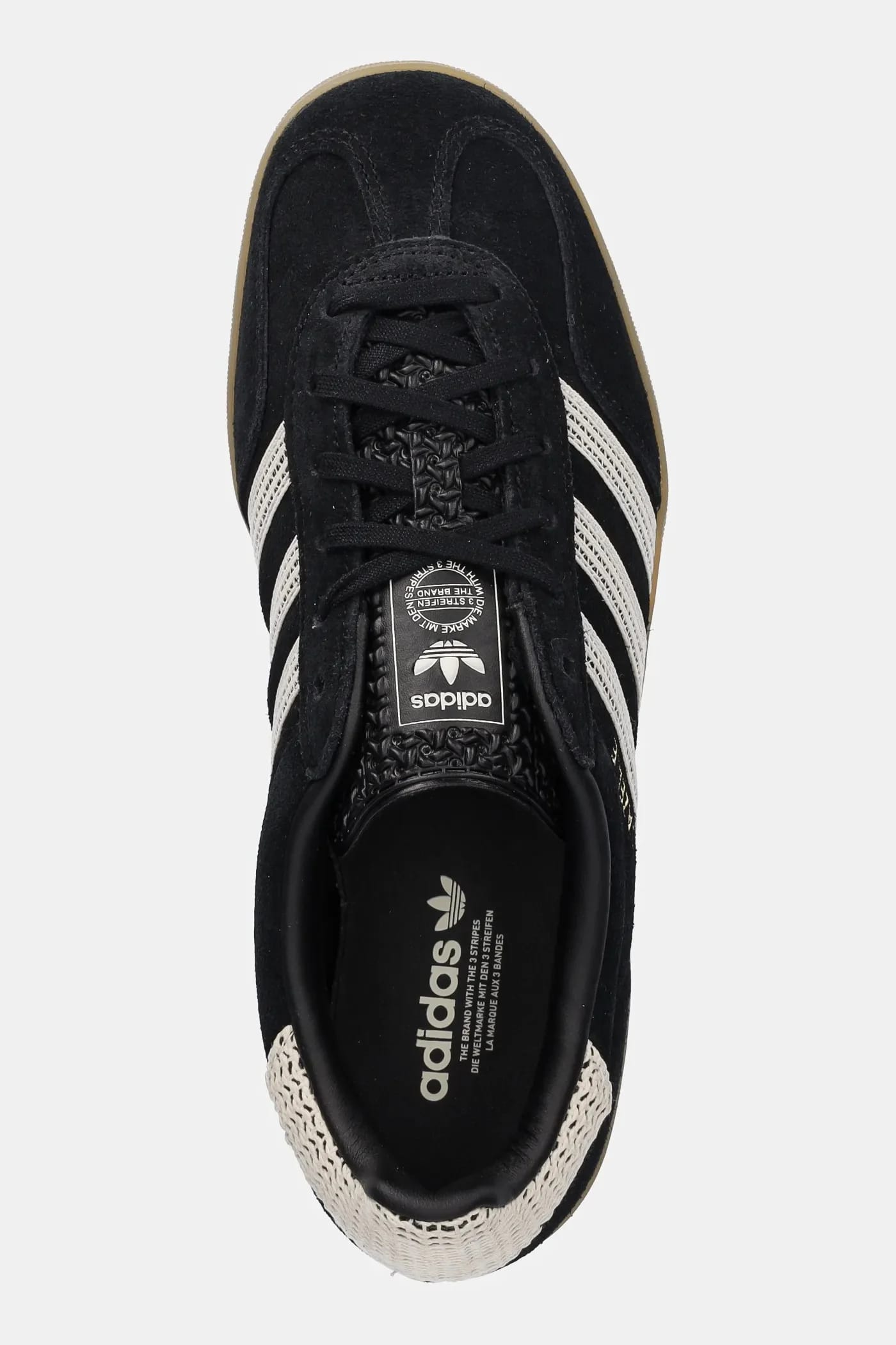 кроссовки Gazelle Indoor W черные для женщин - фото 4