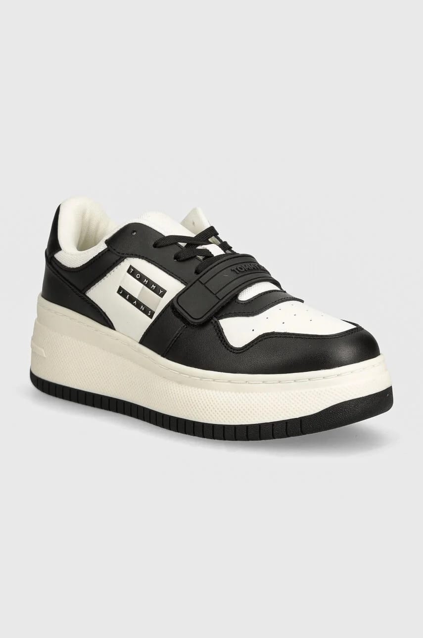 кроссовки TJW RETRO BASKET FLATFORM на липучке