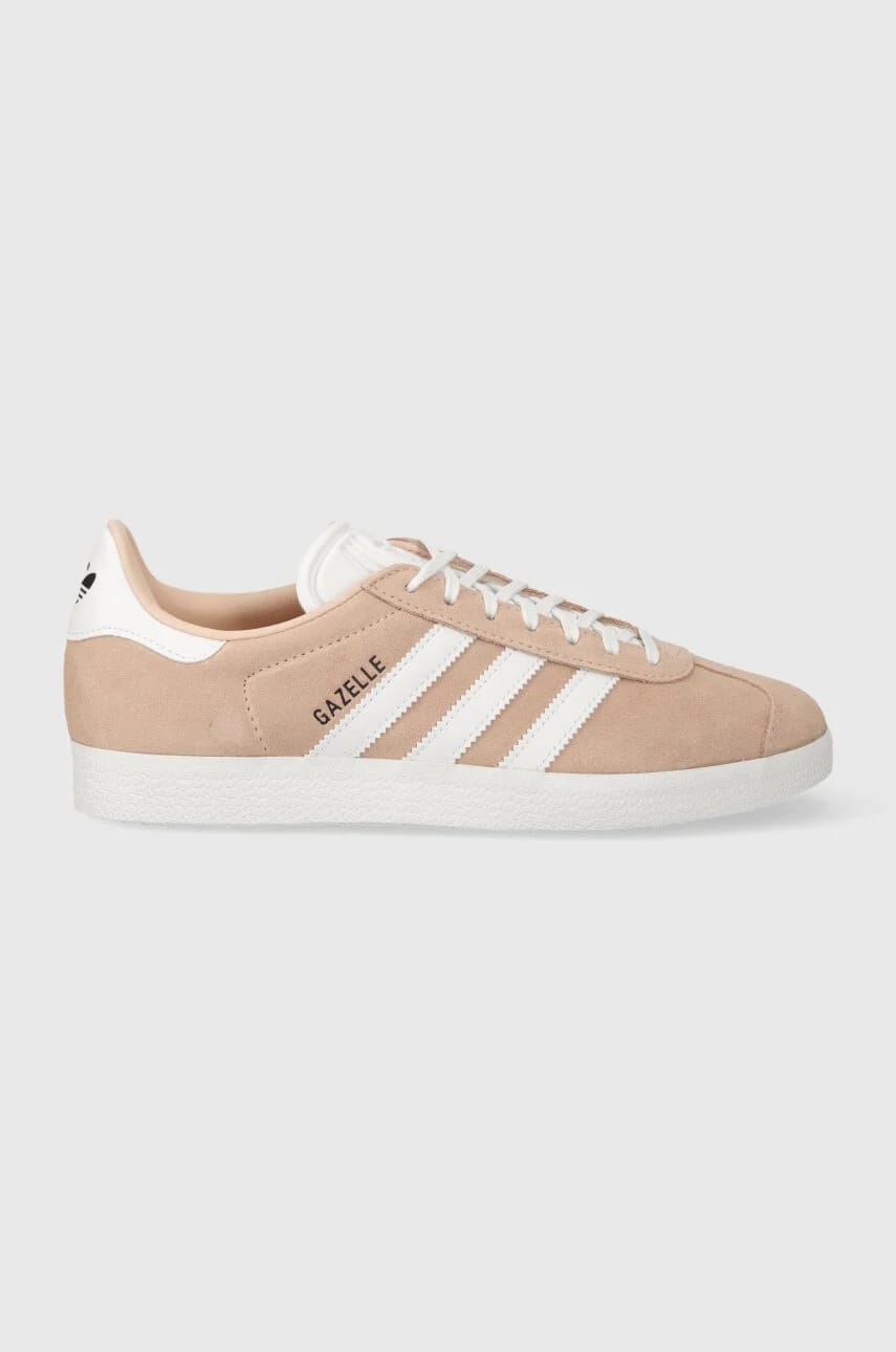 кроссовки Gazelle замшевые апельсин для женщин