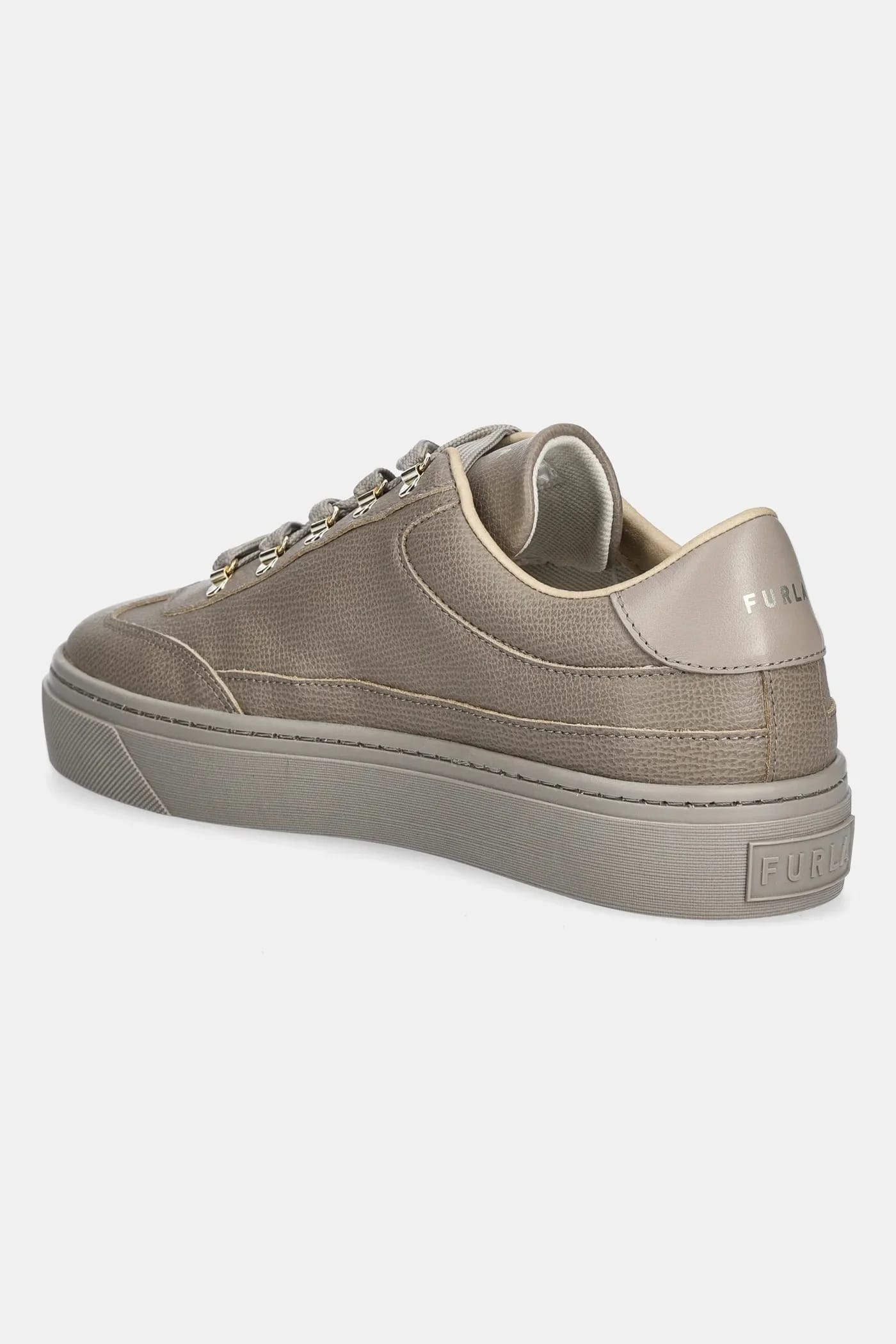 кожаные кроссовки Enjoy Lace-Up Sneaker бежевые для женщин - фото 3