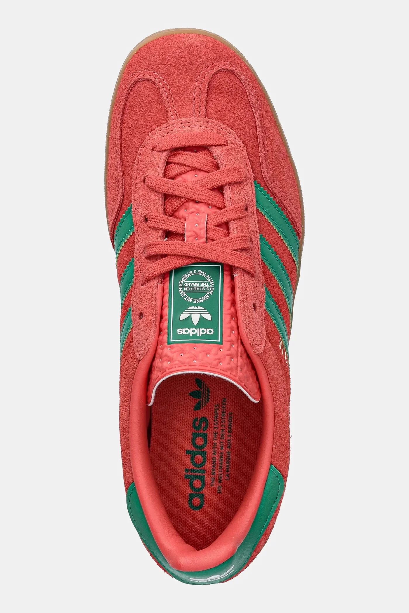 кроссовки Gazelle Indoor красные для женщин - фото 4