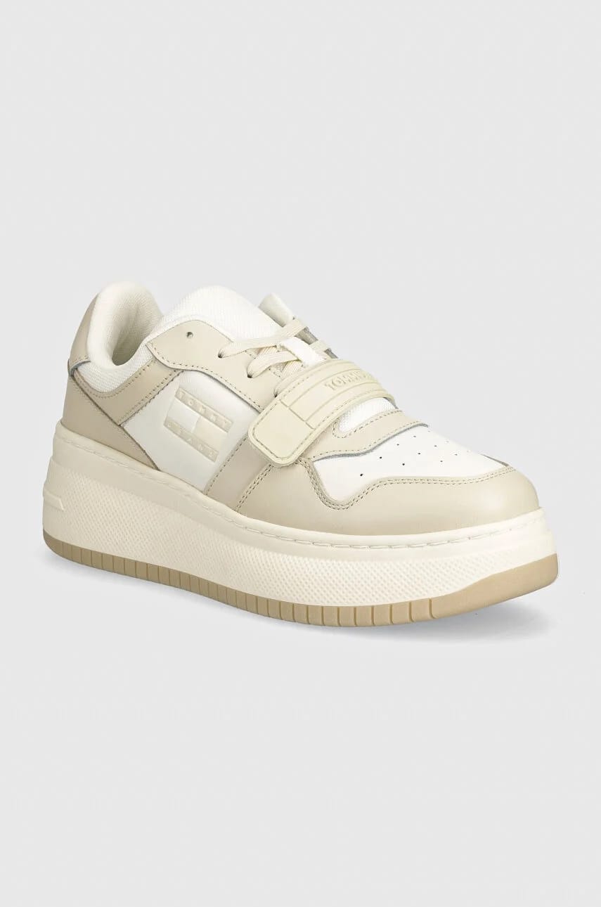кроссовки TJW RETRO BASKET FLATFORM на липучке