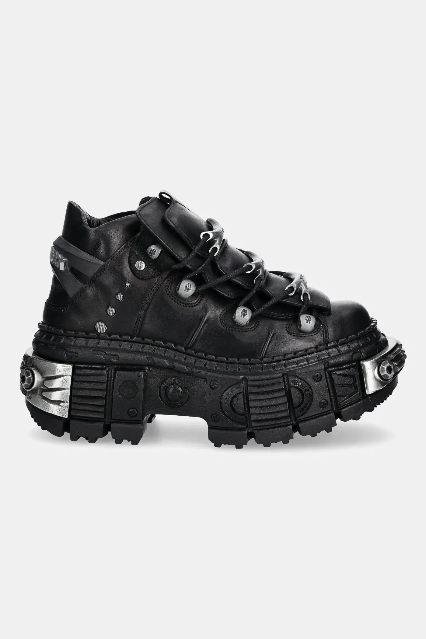 Кожаные кроссовки Crust Negro, Tank Casco Negro Power - фото 2