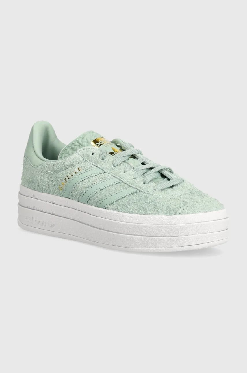кожаные кроссовки Gazelle Bold