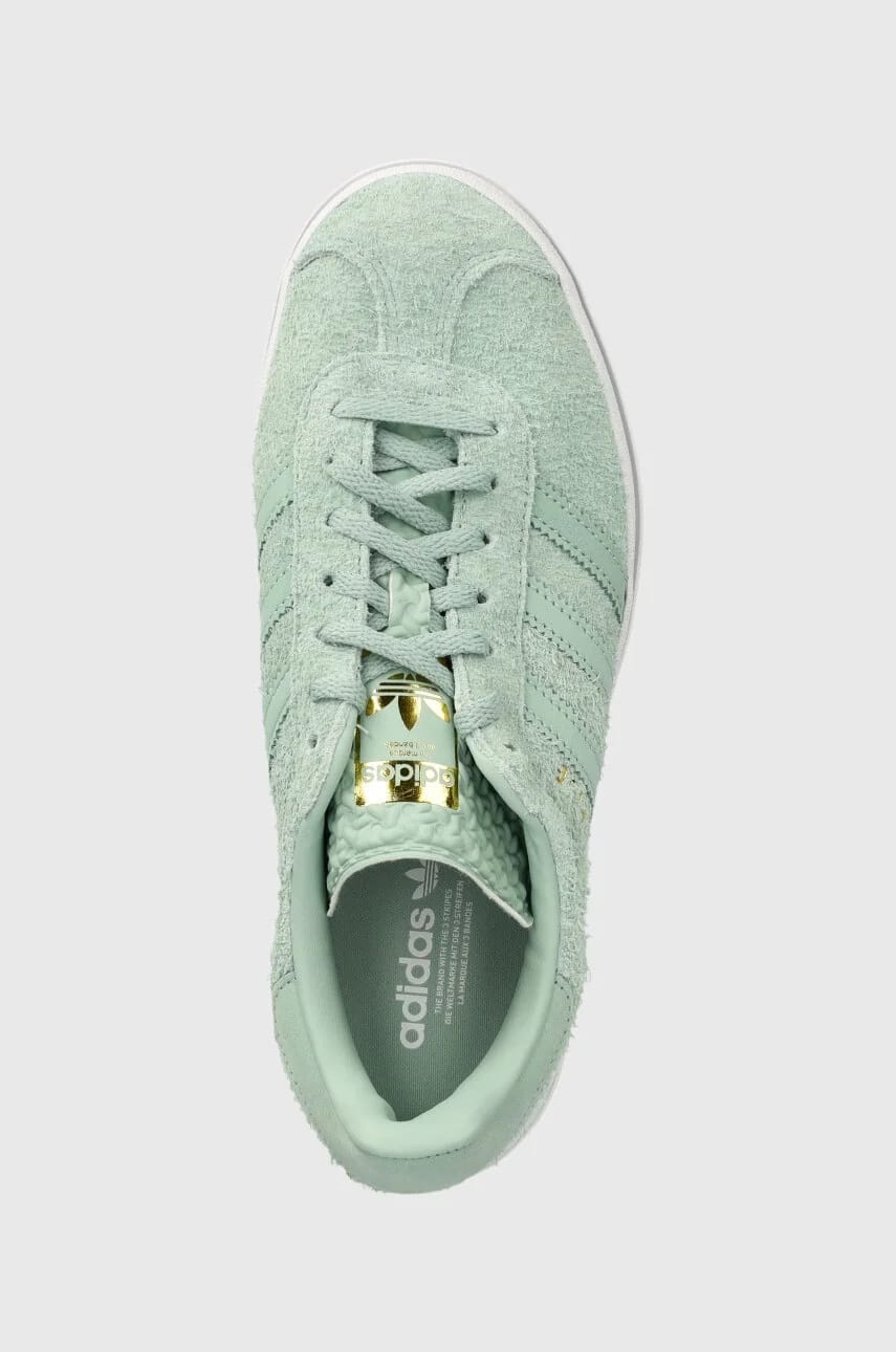 кожаные кроссовки Gazelle Bold - фото 4