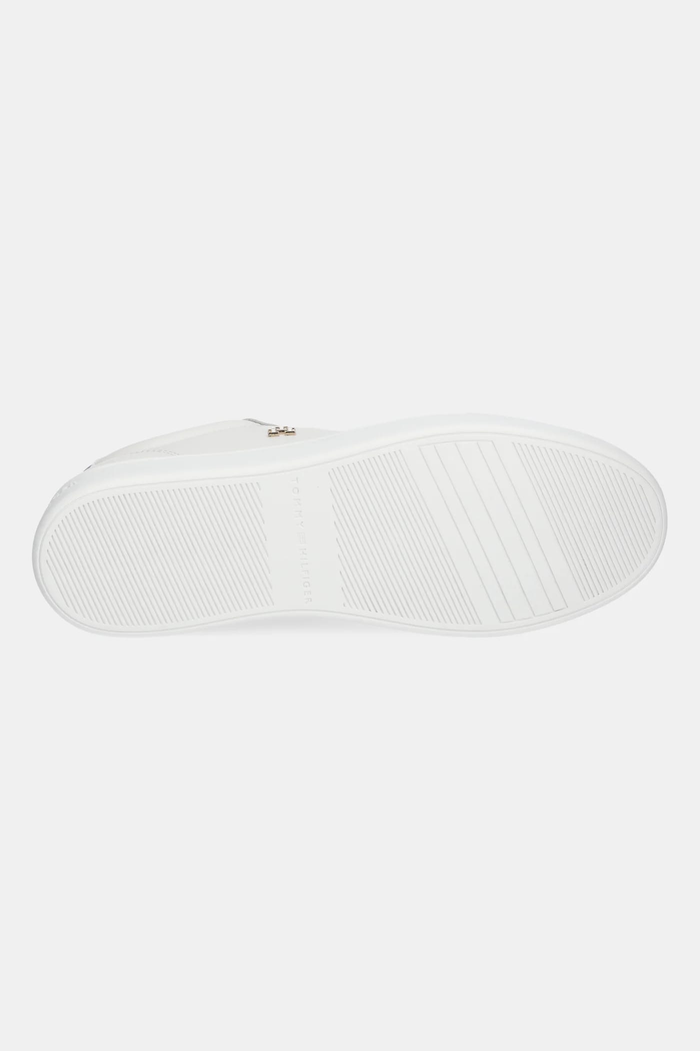 кожаные кроссовки ESSENTIAL ELEVATED COURT SNEAKER белые для женщин - фото 5