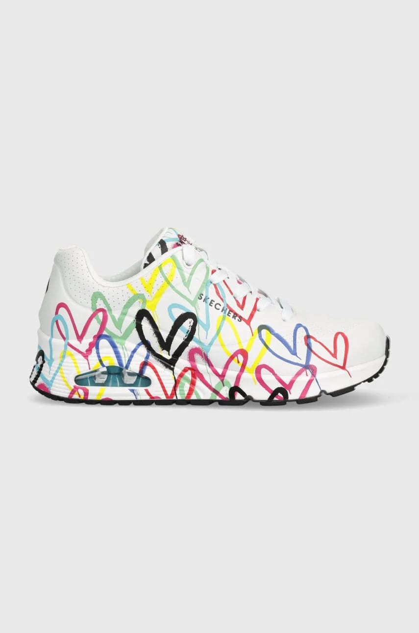 кроссовки Skechers X JGOLDCROWN белые для женщин