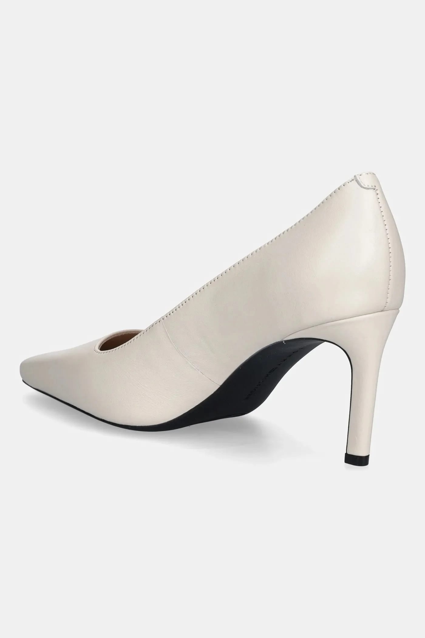 Кожаные туфли на высоком каблуке TH LOGO LTH PUMP SLANTED HL - фото 3