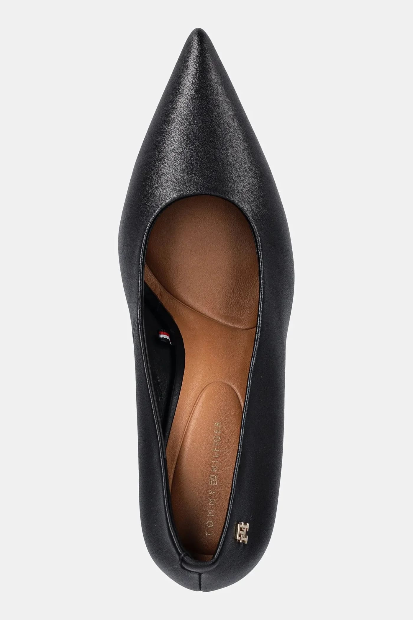 Кожаные туфли на высоком каблуке TH SMOOTH LEATHER PUMP - фото 4