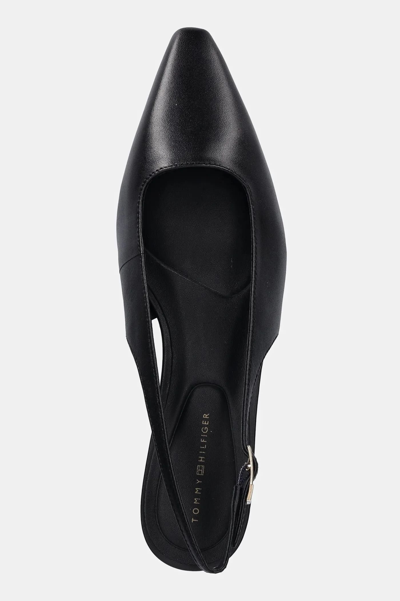 Кожаные туфли на высоком каблуке TH BUCKLE SLINGBACK LOW PUMP - фото 4
